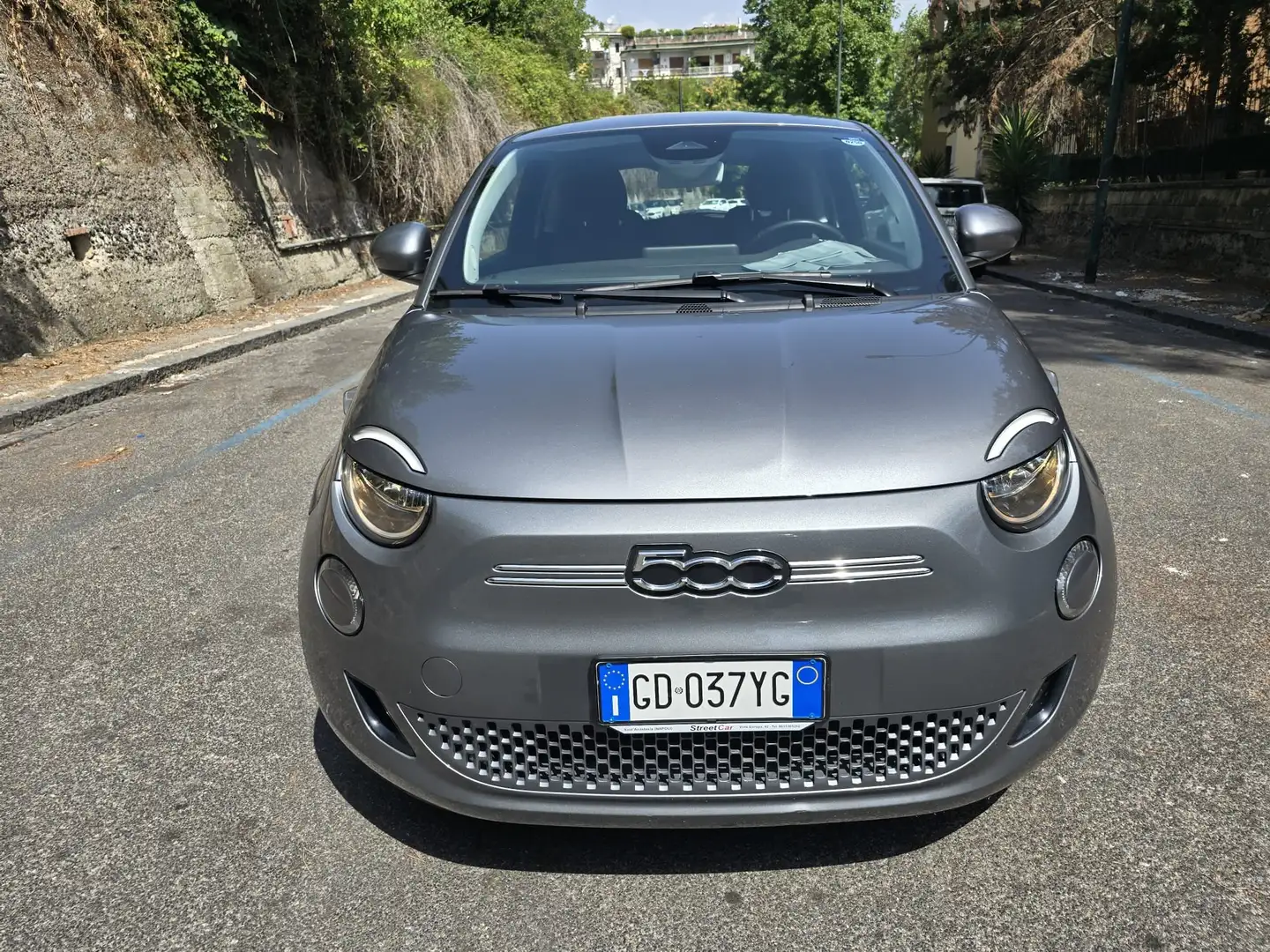 Fiat 500e 500 E Opening Edition KM 320 Argent - 1