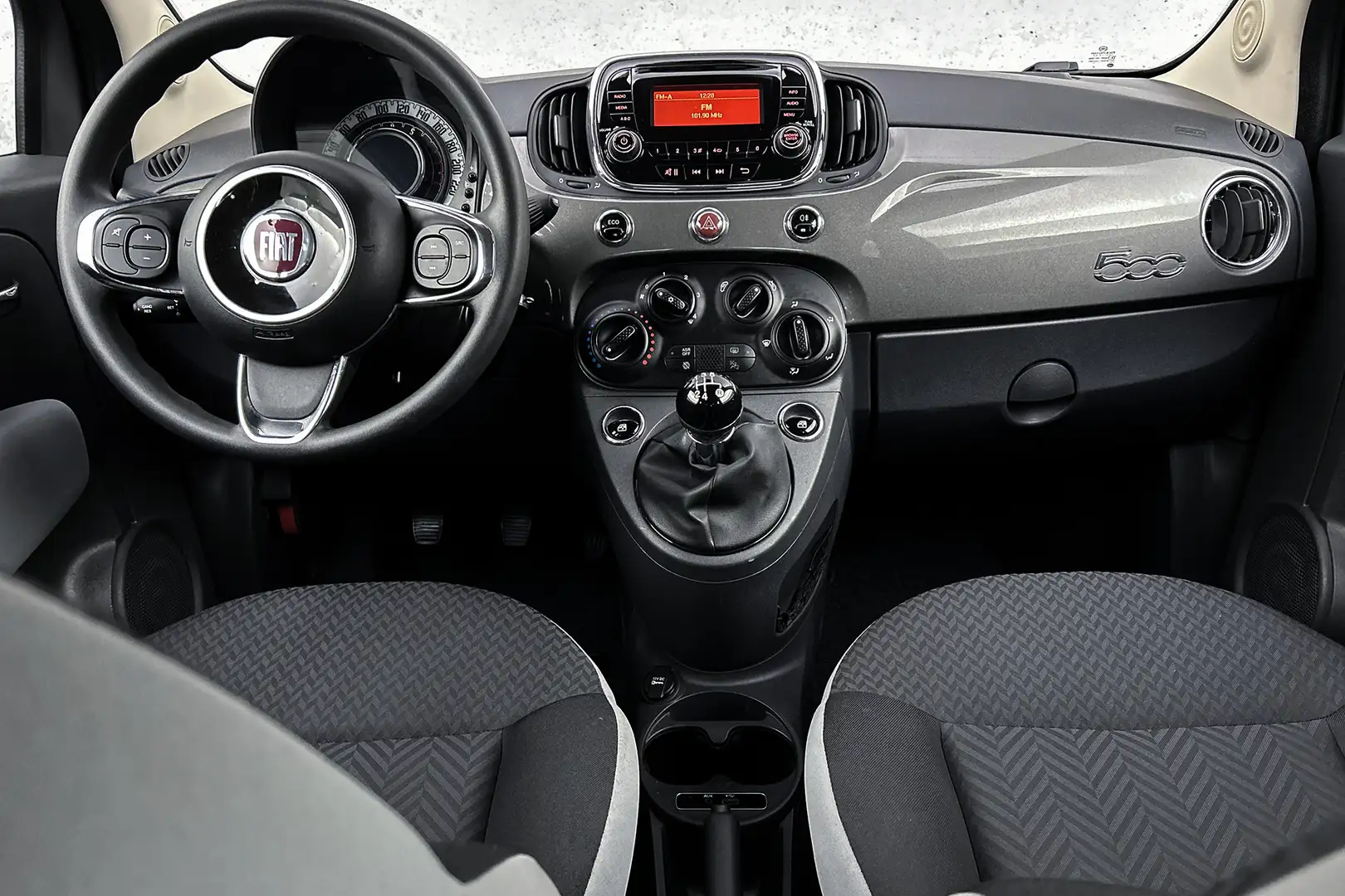 Fiat 500 0.9 TwinAir Turbo Popstar | Airco | Lichtmetalen v Grijs - 2
