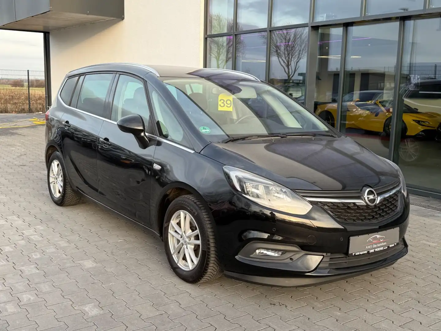 Opel Zafira 1.4 ECOTEC Turbo Automatik Navi 7 Sitzer Schwarz - 2
