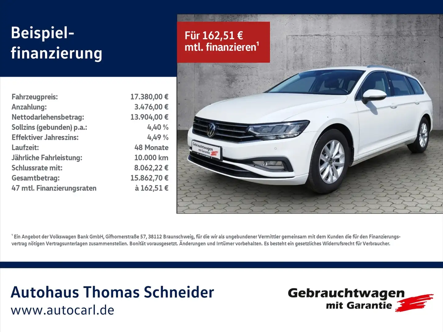 Volkswagen Passat Variant Business 2.0 TDI DSG BusinessPre./NAV/SHZ KLIMA L Weiß - 1