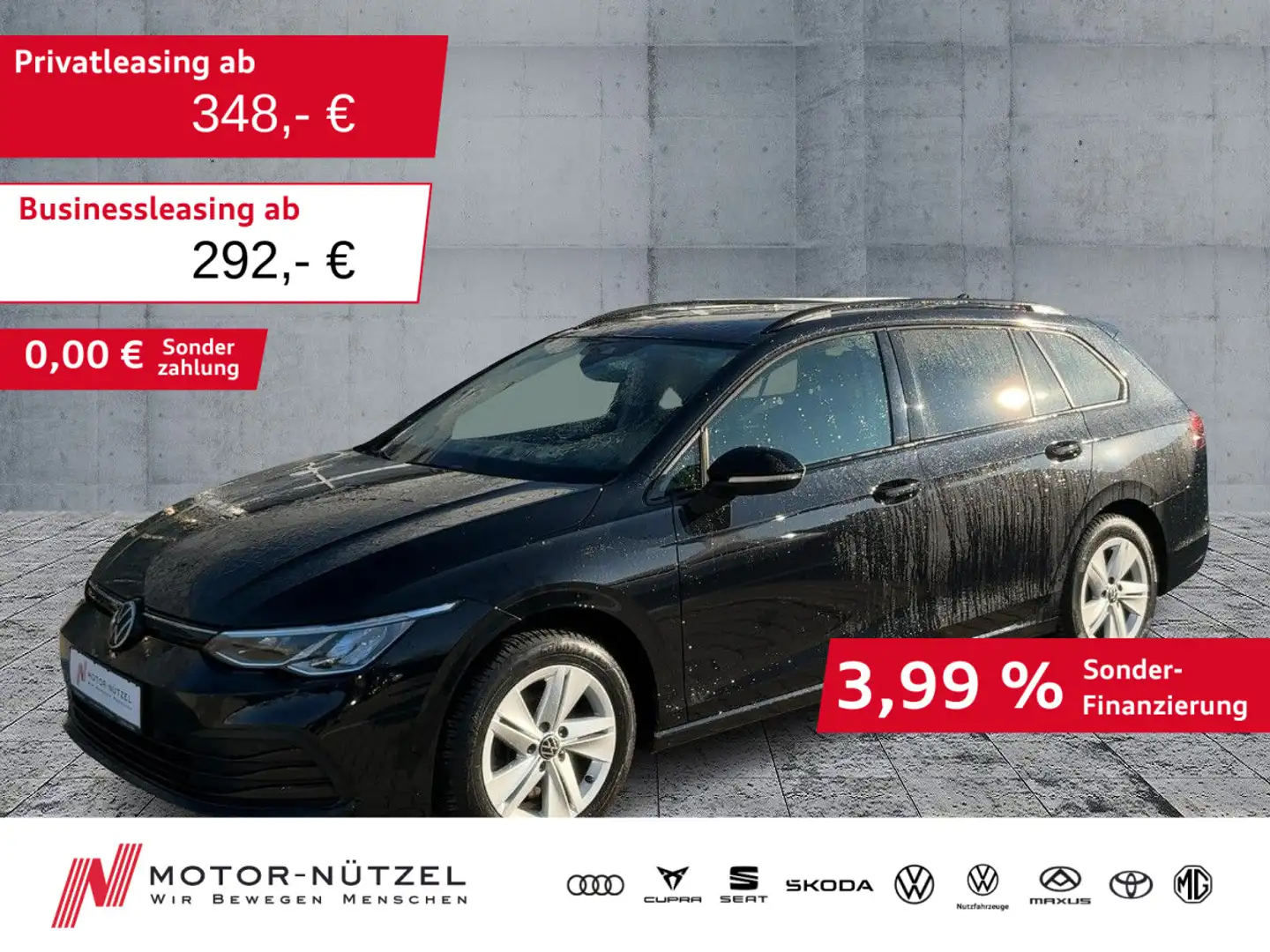 Volkswagen Golf Variant Golf VIII Variant 2.0 TDI DSG LIFE 5JG+NAVI+AHK Schwarz - 1