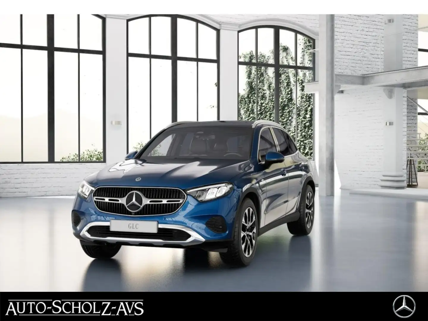 Mercedes-Benz GLC 300 de 4MATIC ED Avantgarde Pano*AHK*360°KAM Blau - 1