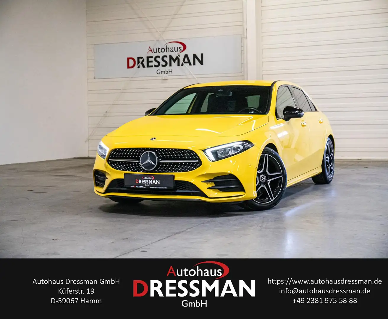 Mercedes-Benz A 180 AMG-LINE LED KEYLESS KAMERA NIGHT AMBIENTE Sárga - 1