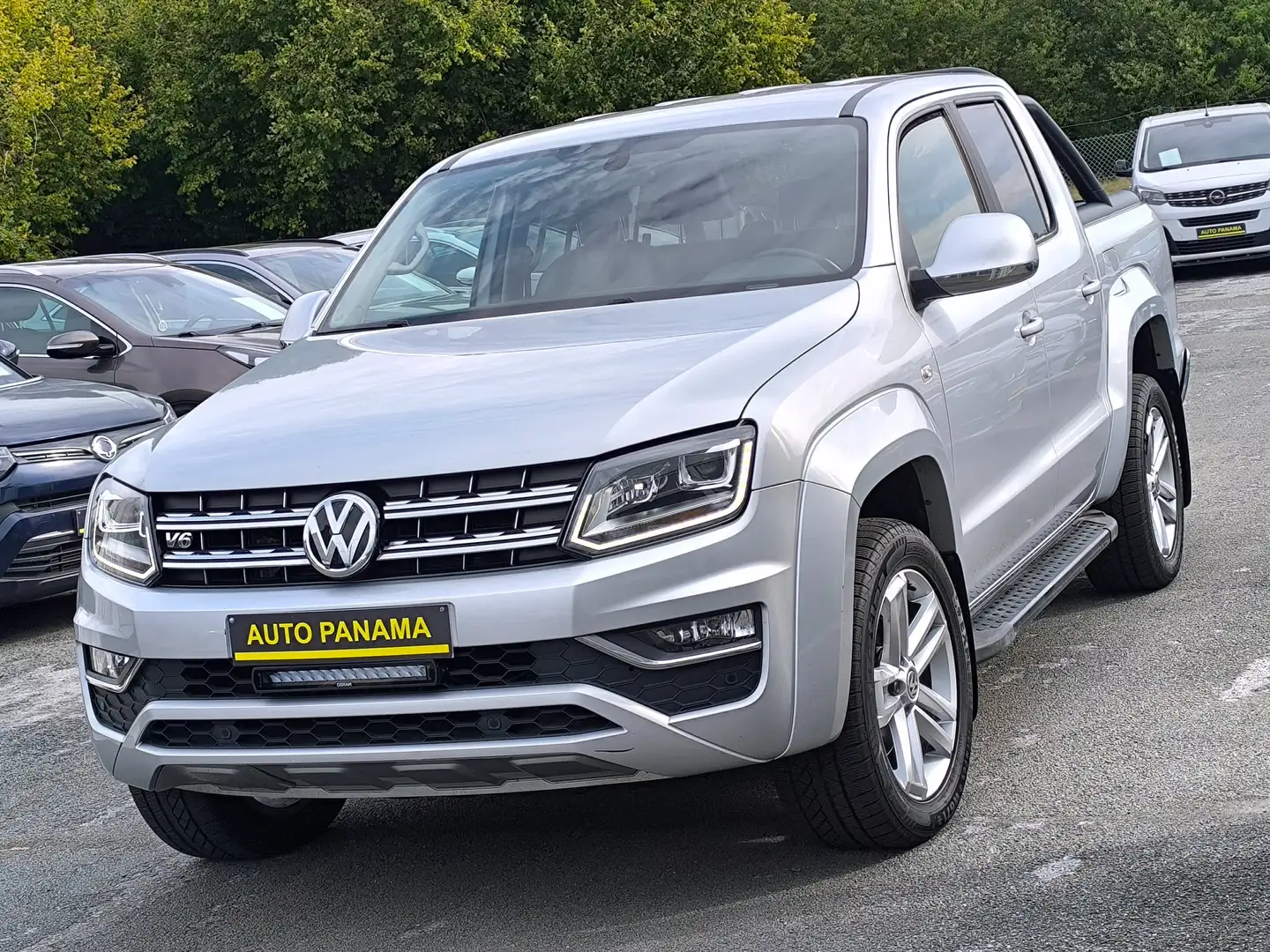 Volkswagen Amarok 3.0 V6 TDI 258CV 4Motion CUIR GPS BI-XENON FULL Zwart - 1