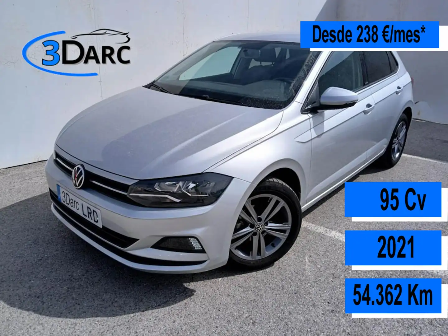 Volkswagen Polo 1.0 TSI Life DSG 70kW Gris - 1