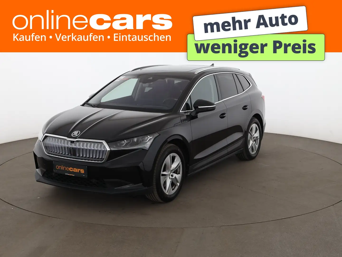 Skoda Enyaq 80x Suite 82kWh Aut MATRIX SKY 360-CAM Schwarz - 1