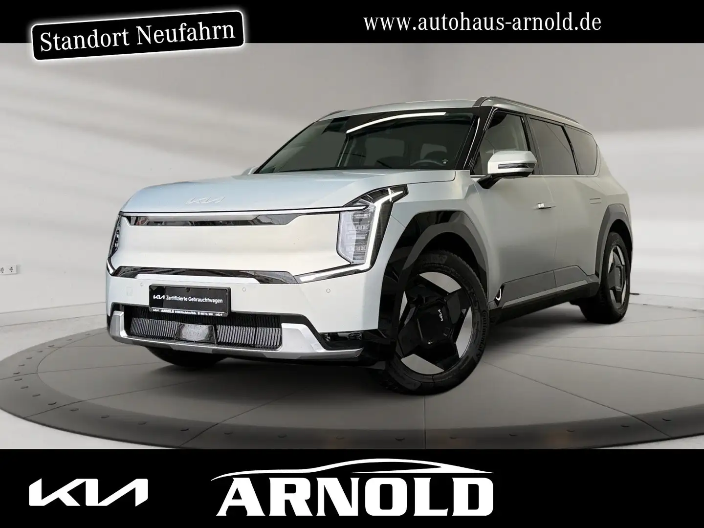 Kia EV9 EV9 AWD el-Klappe Smart-Key Sitzventilation LED Silber - 1