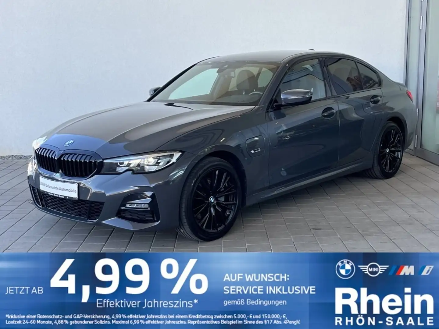 BMW 320 320e MSport auto Grigio - 1
