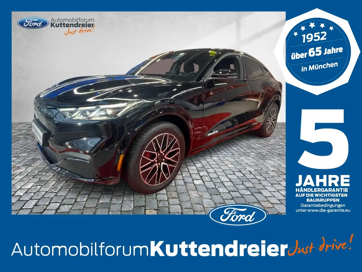 Ford Mustang Mach-E (Standard Range 726KW/h) Premium Schwarz - 1