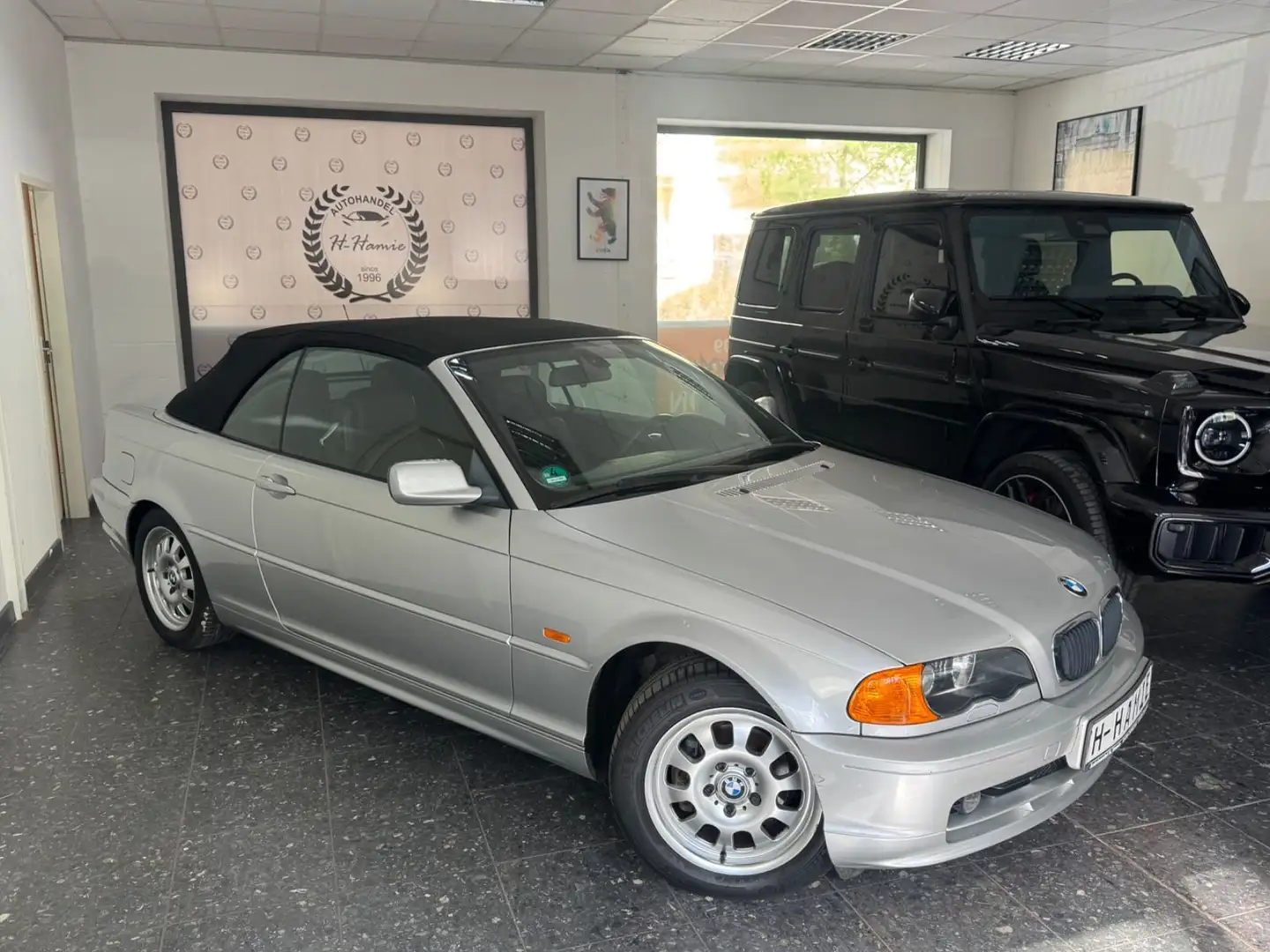 BMW 318 CI CABRIO SPYDER AUTO SIZH LEDER XENON PDC Argent - 2