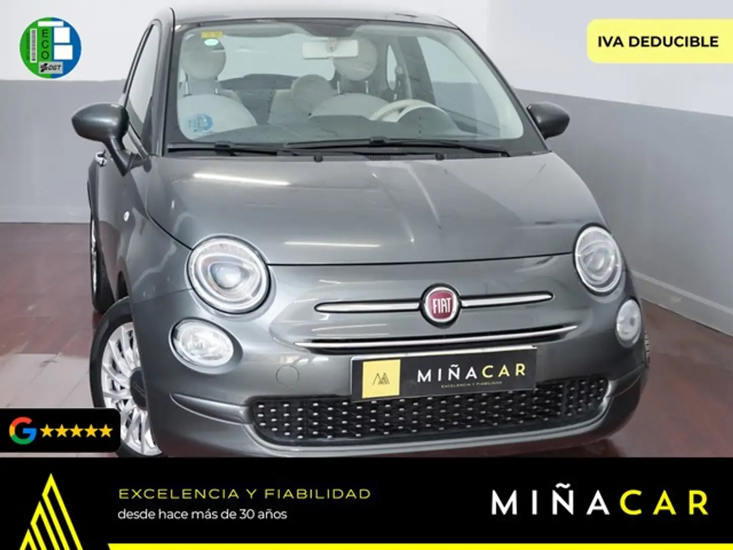 Fiat 500 1.0 GSE S Gris - 1