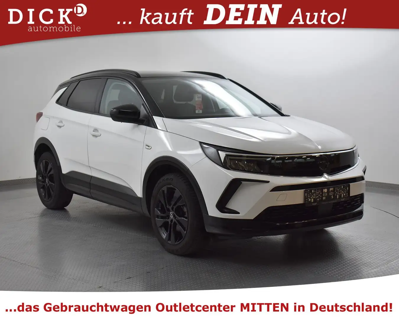 Opel Grandland X Grandland 1.2 Aut GS Line NAVI+VIRTU+LED+KAM+18" Wit - 1