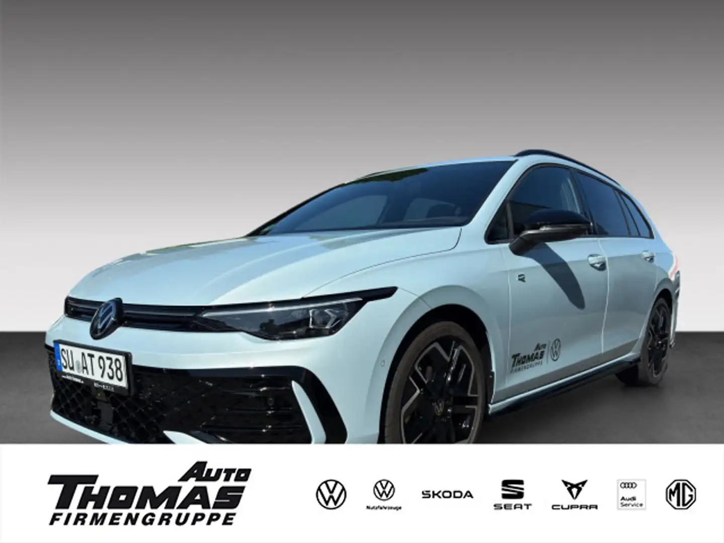 Volkswagen Golf Variant 1.5 eTSI DSG R-Line AHK Black Style Blauw - 1