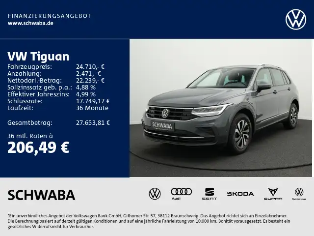 Volkswagen Tiguan Active 1.4 TSI eHybrid *LED*AHK*ACC*17"