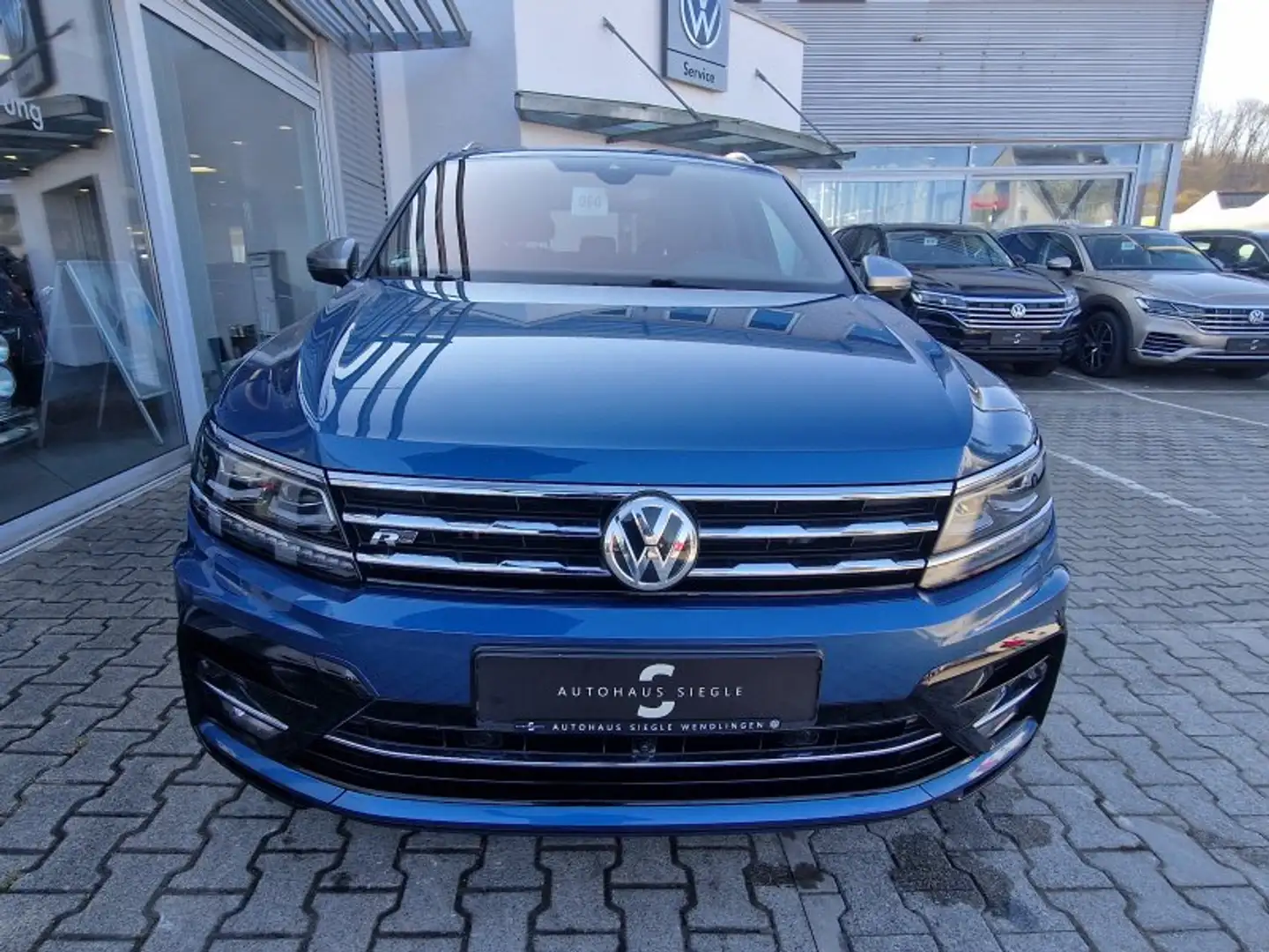 Volkswagen Tiguan Allspace 2.0 TDI Highline 4Motion R-Line Leder Navi LED Pan Blau - 2