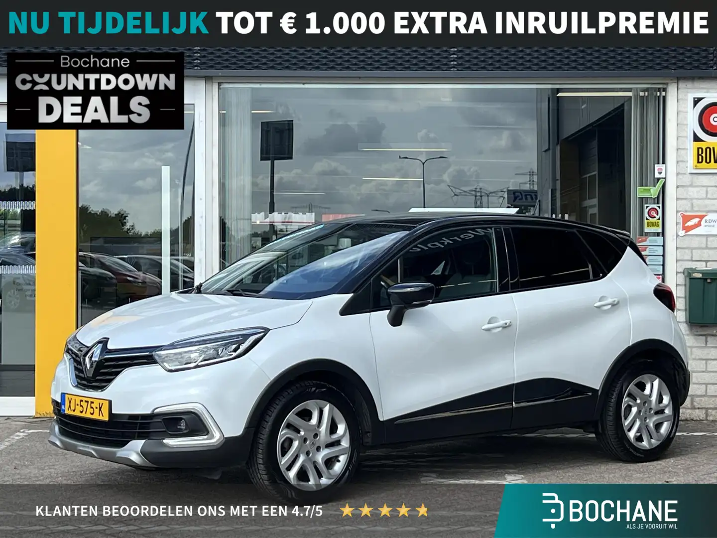 Renault Captur 1.2 TCe Intens Trekhaak | Navigatie | Key-less | L Blanc - 1