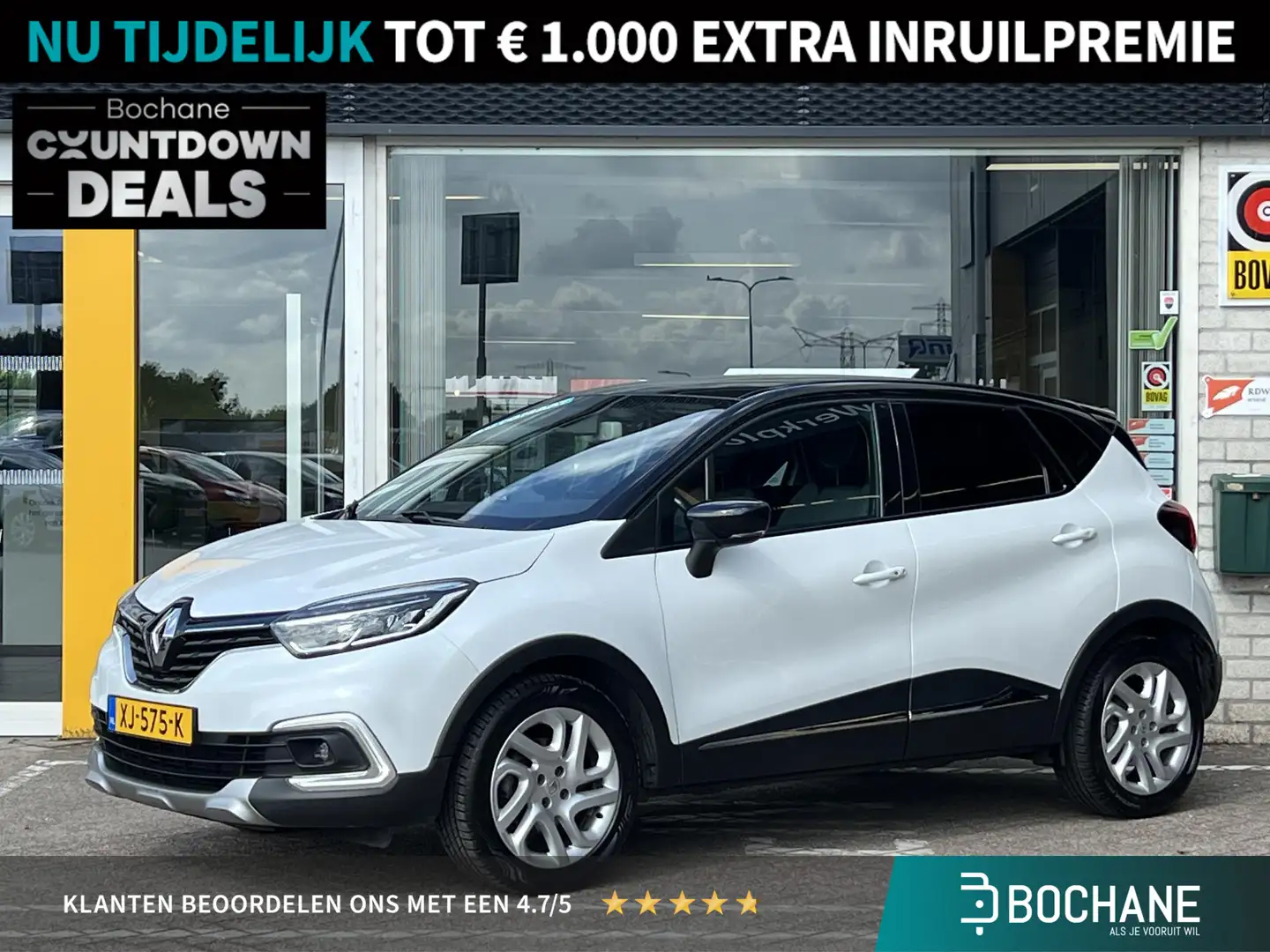 Renault Captur 1.2 TCe Intens Trekhaak | Navigatie | Key-less | L Blanc - 1