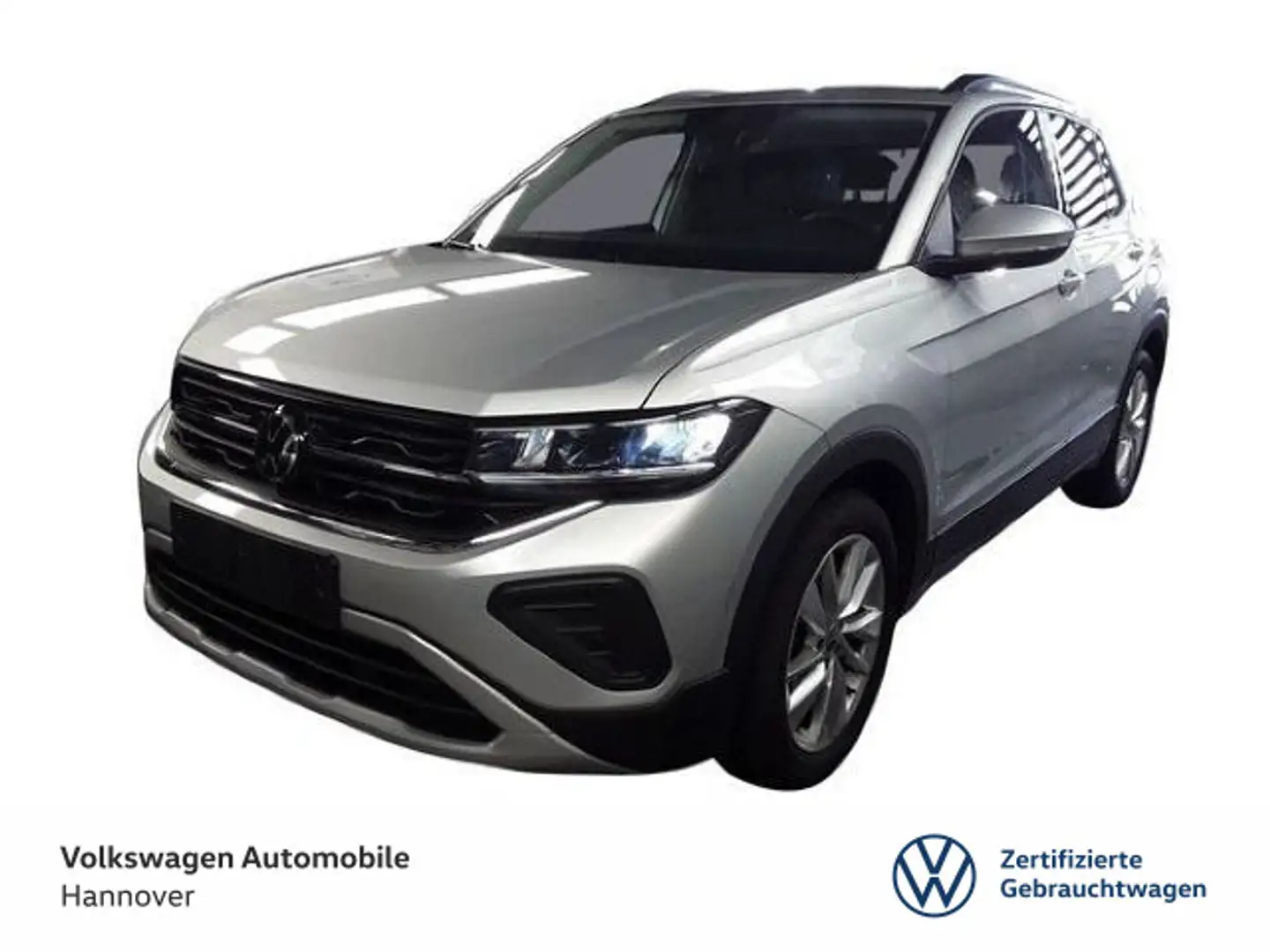 Volkswagen T-Cross 1.0 TSI Life Navi LED DigCockpit ACC PDC Argento - 1