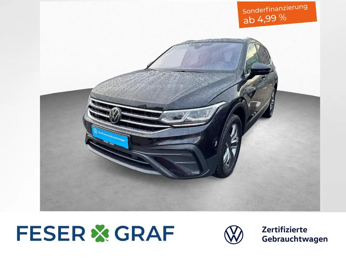 Volkswagen Tiguan Allspace MOVE 1.5 TSI 7-DSG NAVI AHK PANO Schwarz - 1