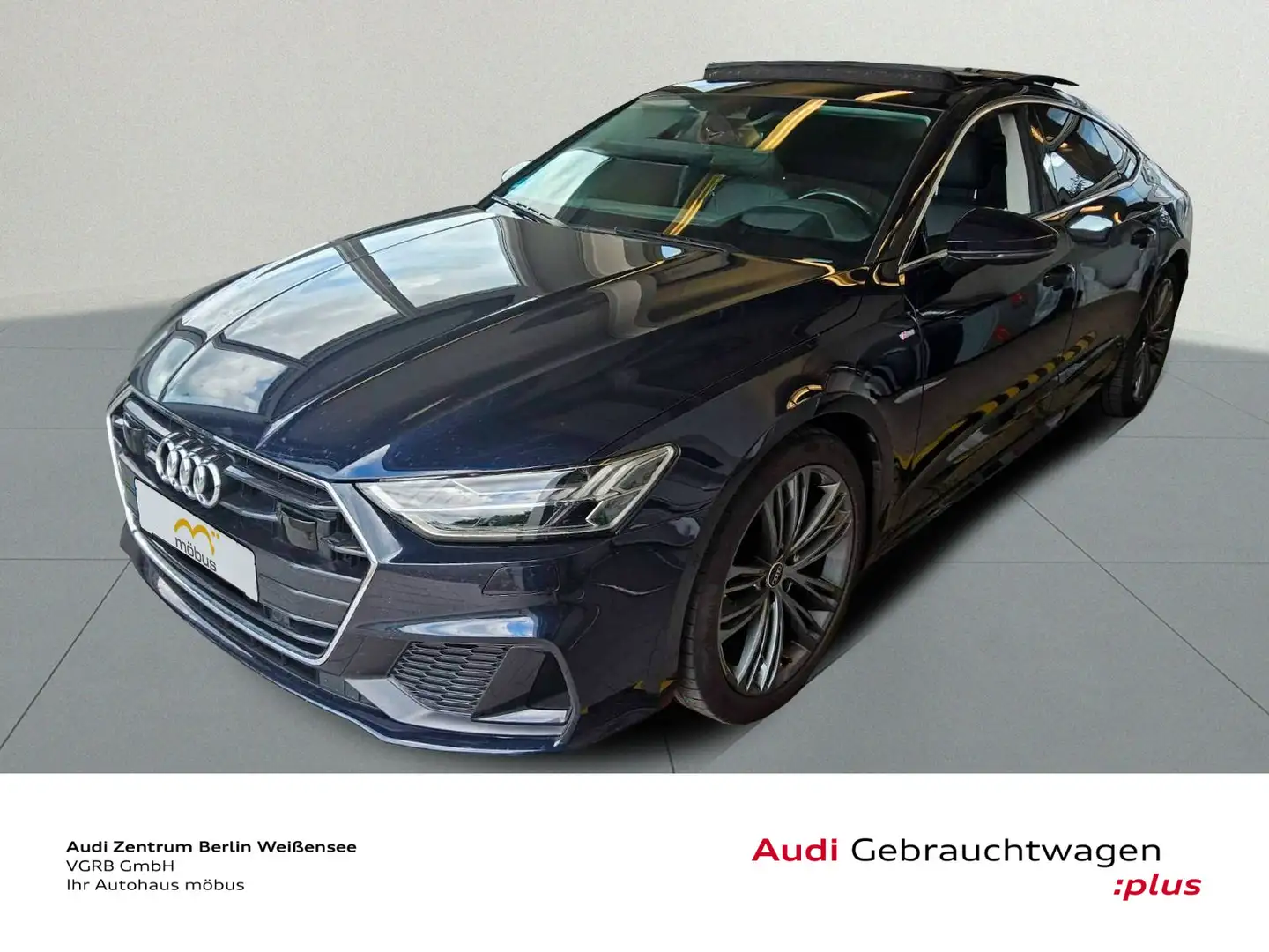 Audi A7 40 TDI S-TRO*S-LINE*MATRIX*HUD*PANO Blau - 2