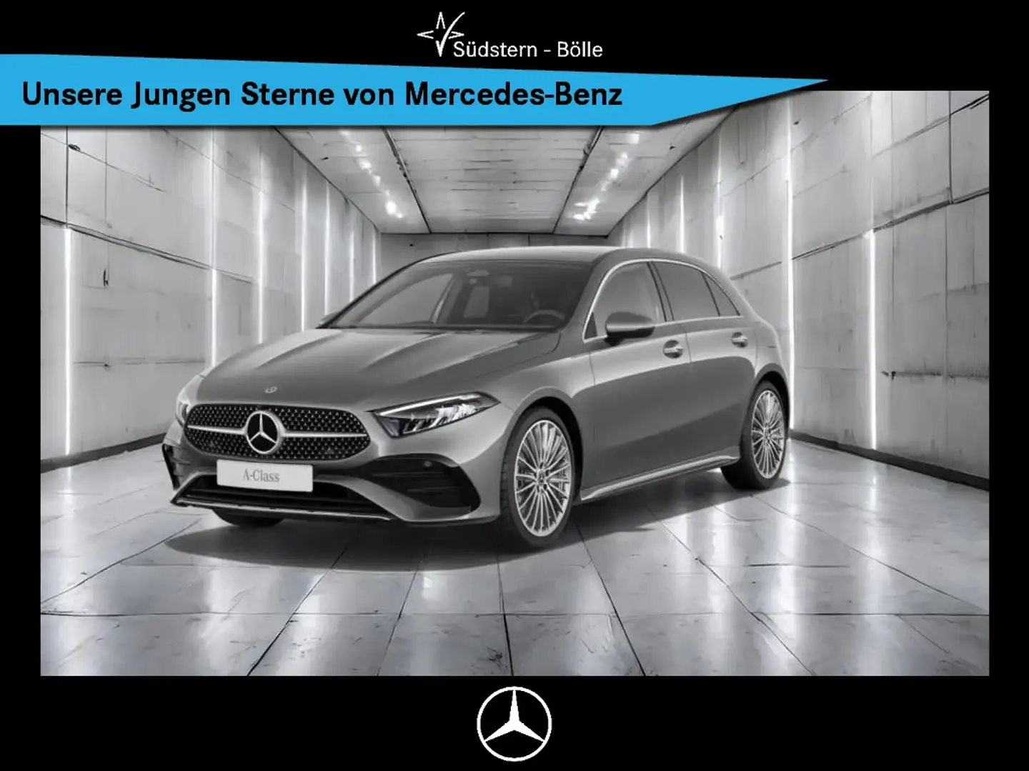 Mercedes-Benz A 220 d +AMG+SHZ+AMBIENTE+MEMORY+NAVI+PANO-DACH Gris - 1