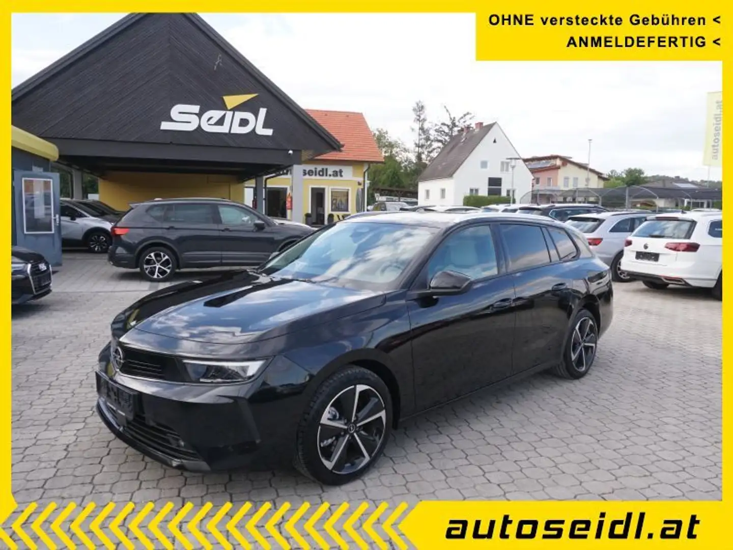 Opel Astra ST 1,5 CDTI Elegance Aut. *2024er+VIRTUAL+AHV Schwarz - 1