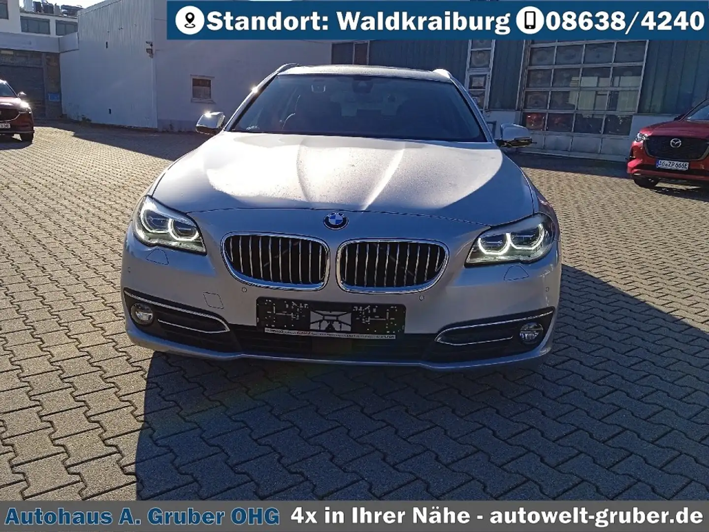 BMW 520 d xDrive Luxury Line+Standheizung+Headup+Leder Silver - 2