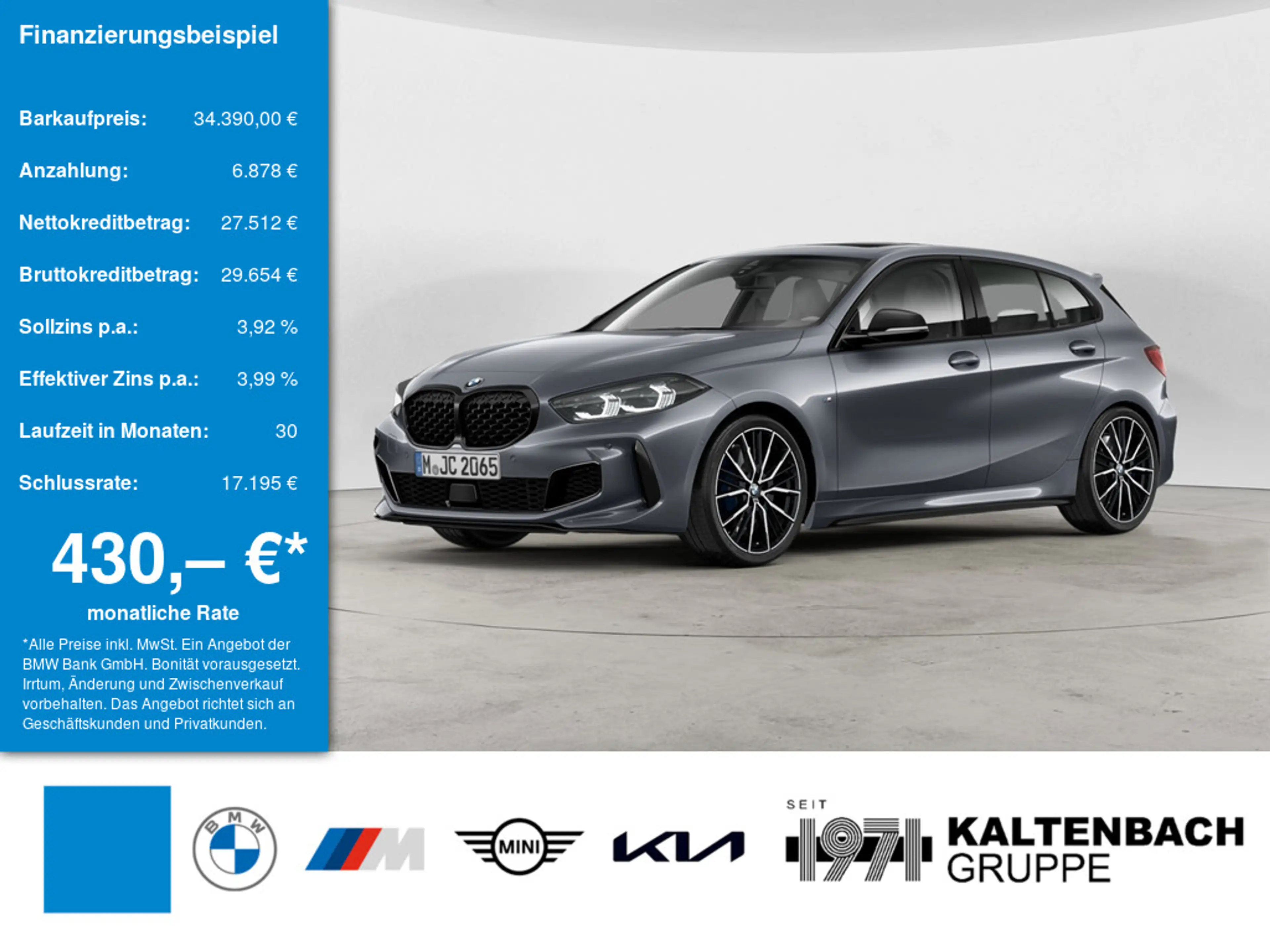 BMW 135 i xDrive PANO HUD LED W-LAN NAVI KAMERA SHZ