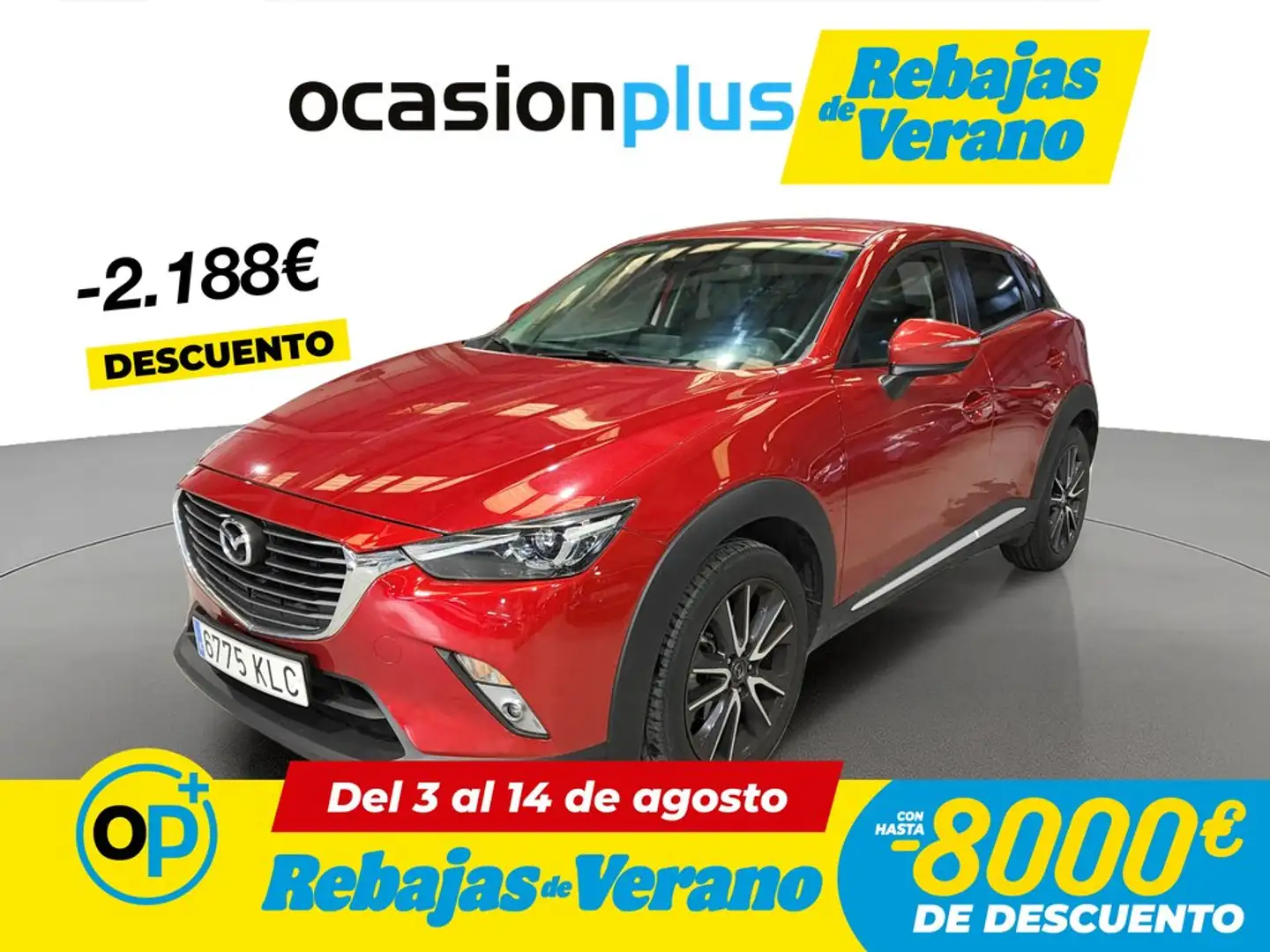 Mazda CX-3 2.0 Luxury 2WD Aut. 120 Rojo - 1