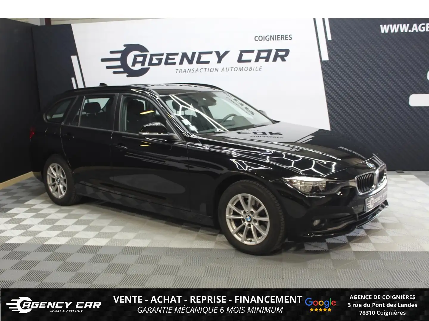 BMW 316 316d Touring  F31 LCI Origine FR Noir - 1