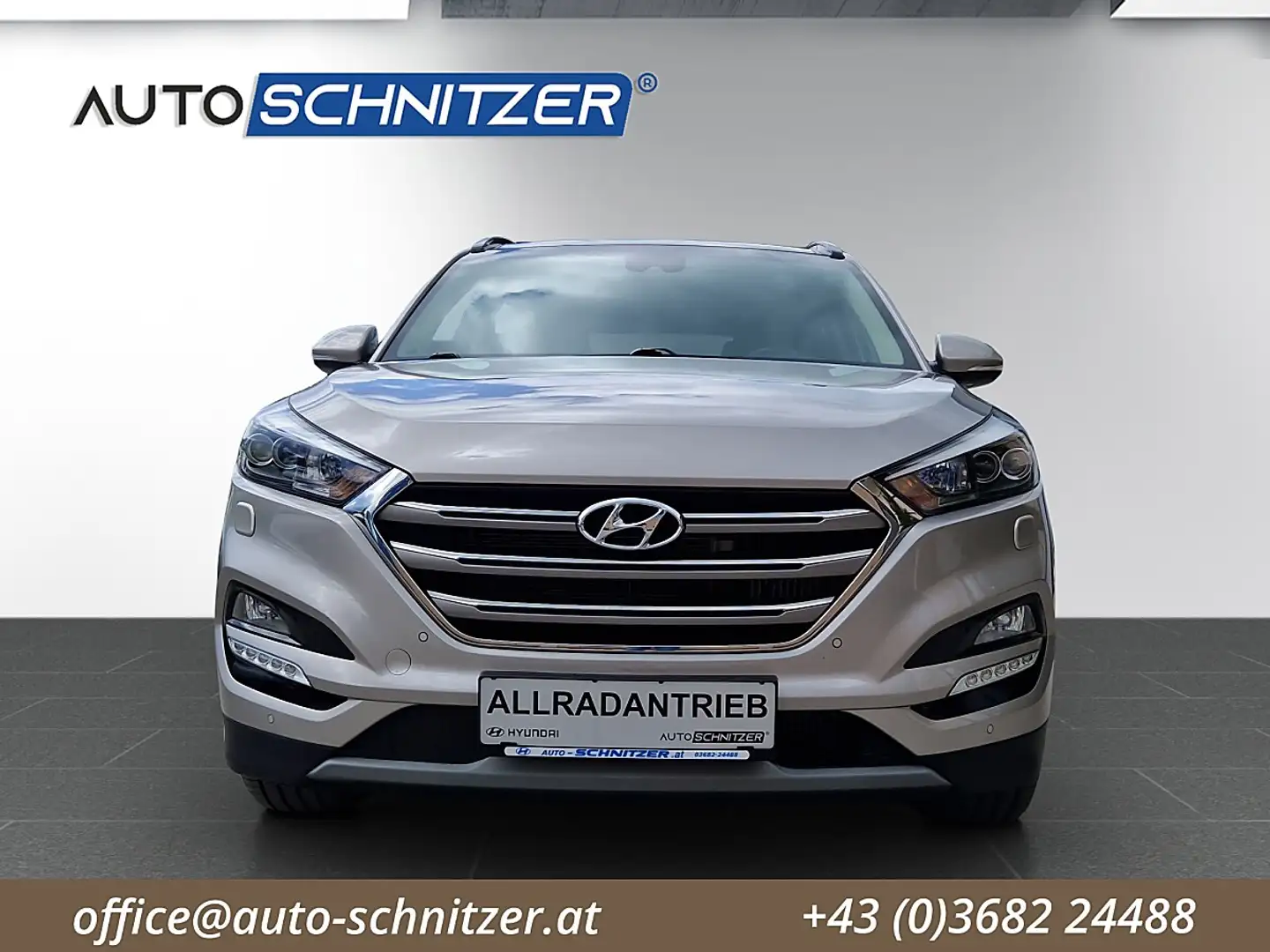 Hyundai TUCSON Tucson 2,0 CRDI 4WD Platin Aut. Beige - 2