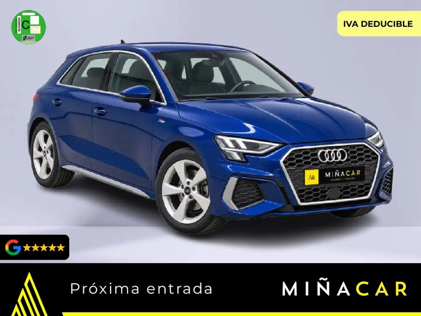 Audi A3 Sportback 30 TFSI S line S tronic Azul - 1