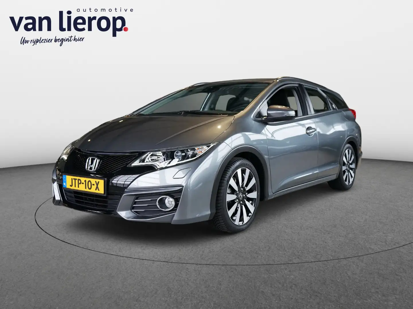 Honda Civic TOURER 1.8 Elegance AUTOMAAT | TREKHAAK | 1STE EIG Gris - 1