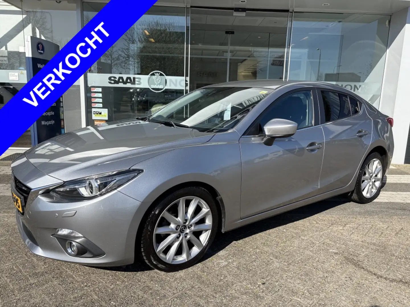 Mazda 3 2.0 GT-M Cruise Control head-up display VERKOCHT Gris - 1
