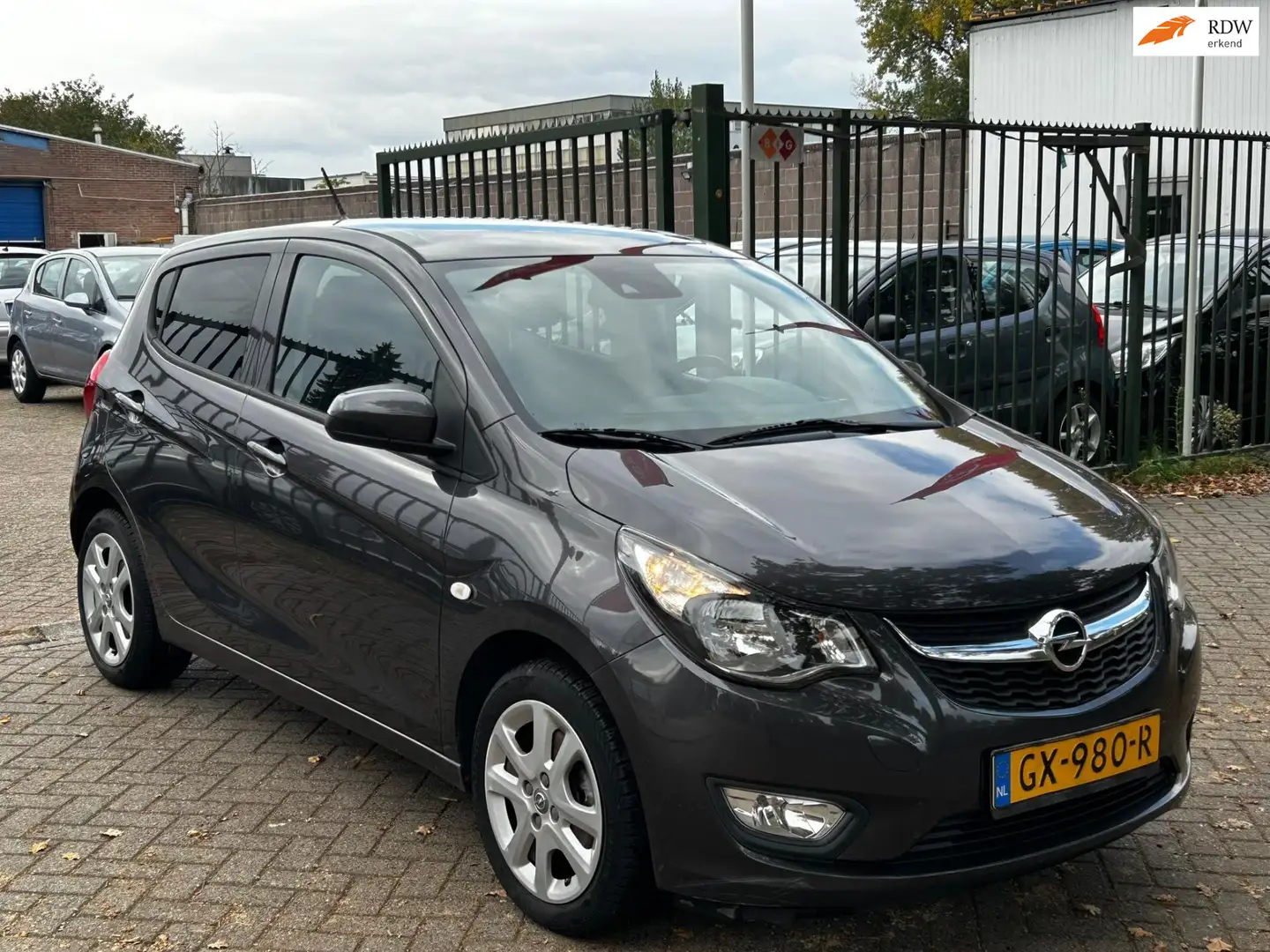 Opel Karl 1.0 ecoFLEX Edition Uniek km org nl auto airco cru Grijs - 1