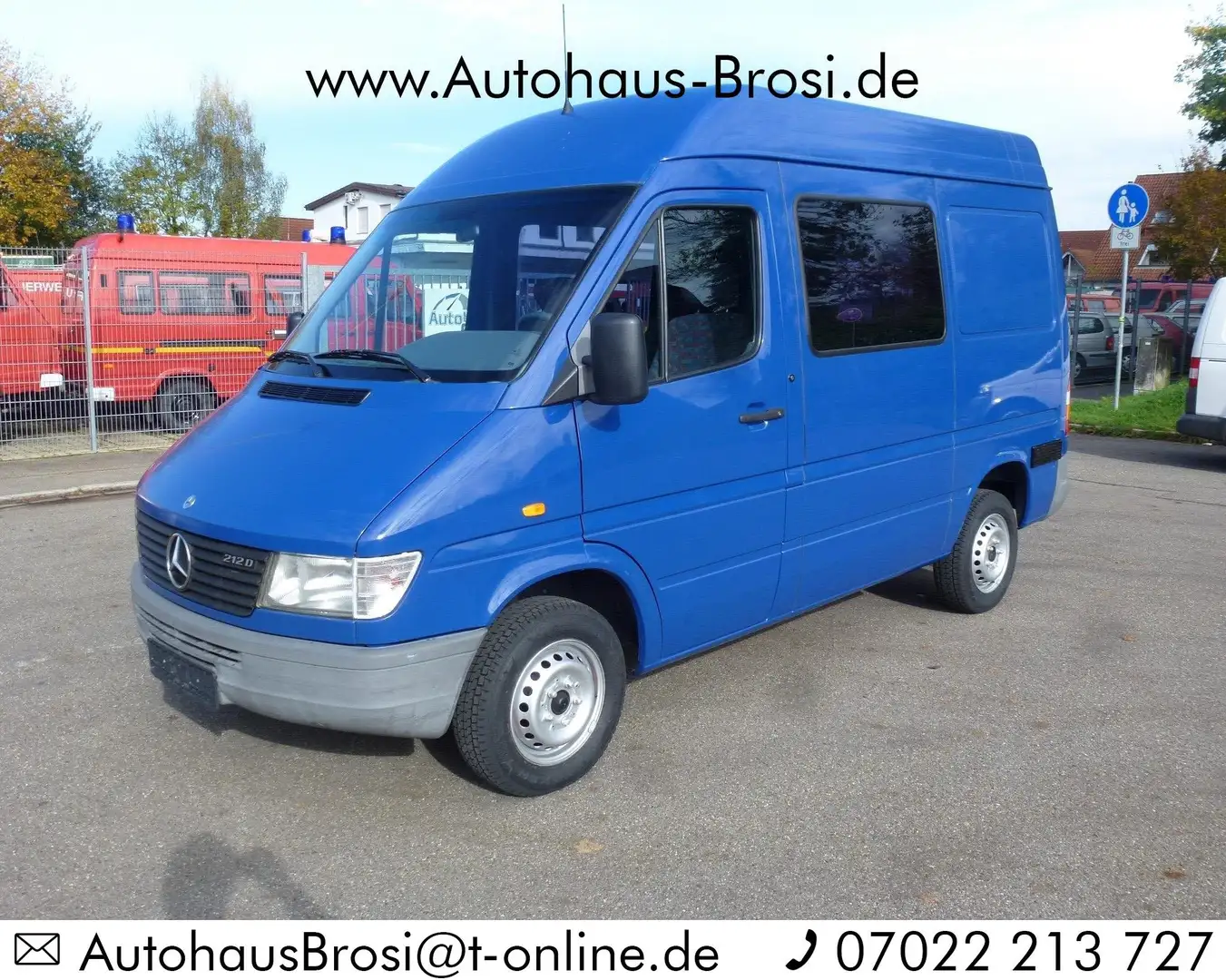 Mercedes-Benz Sprinter 212 D 312D * 1.Hand Klima * nur 49 tkm * GARANTIE Azul - 1