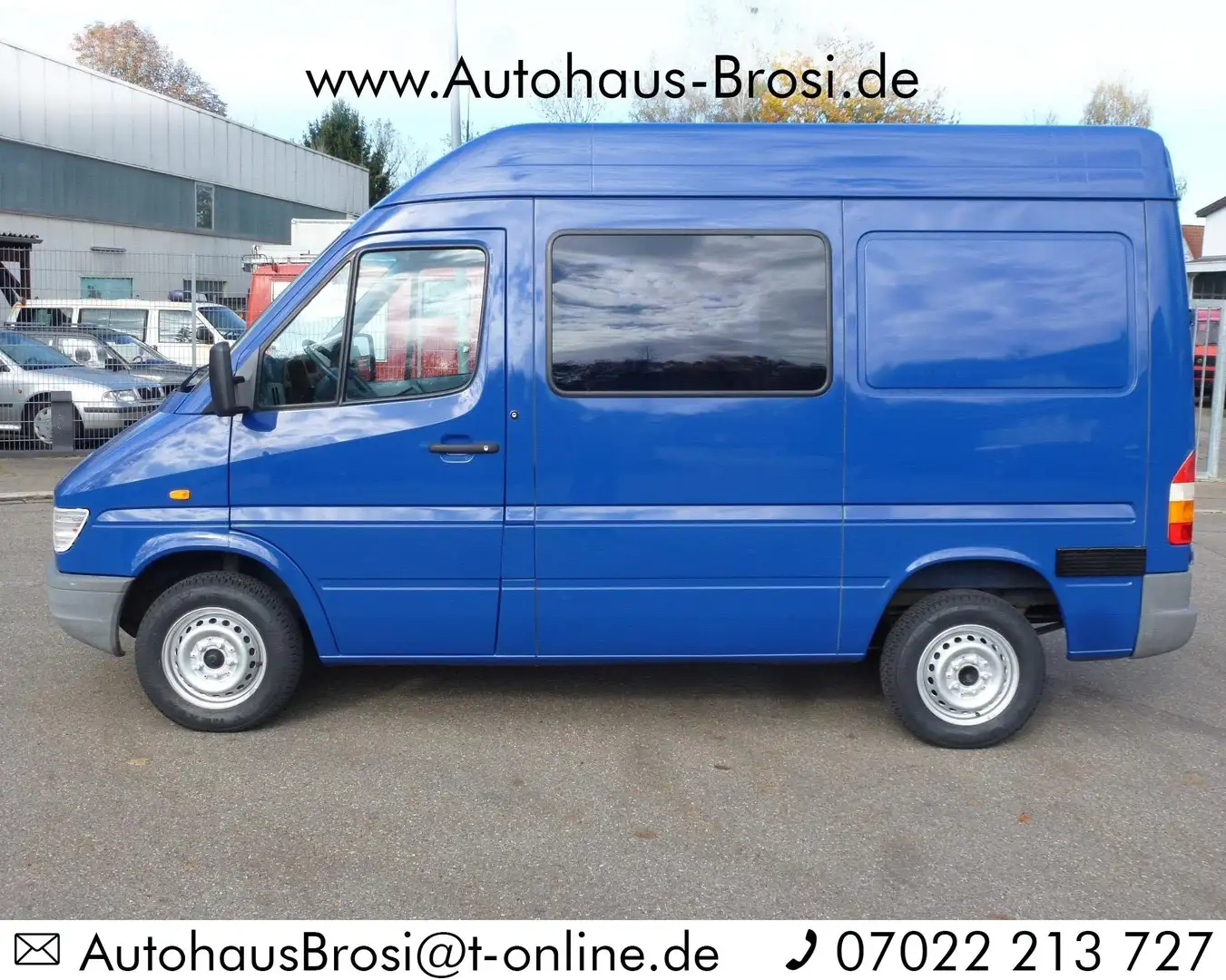 Mercedes-Benz Sprinter 212 D 312D * 1.Hand Klima * nur 49 tkm * GARANTIE Azul - 2