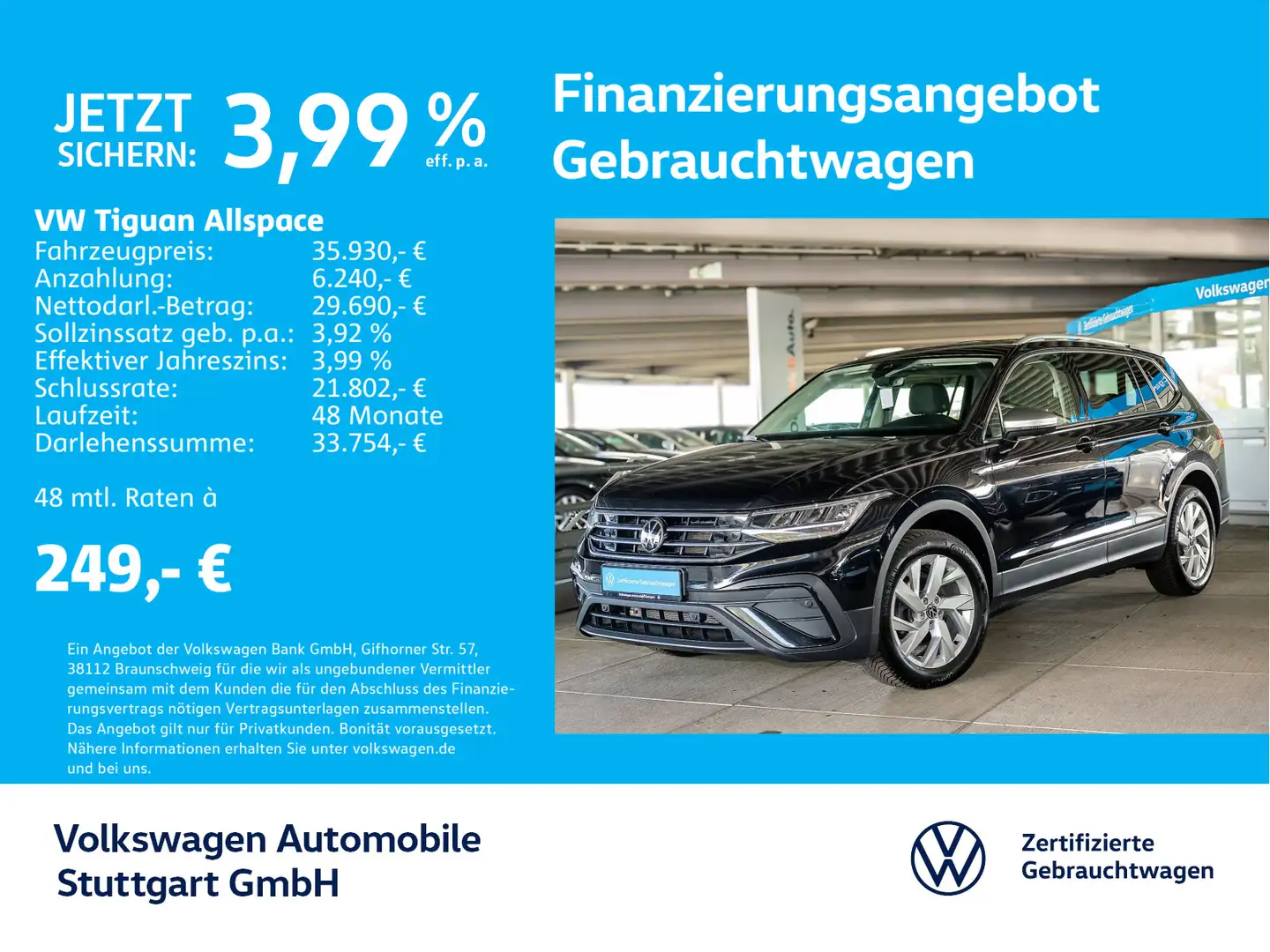 Volkswagen Tiguan Allspace Life 2.0 TDI DSG 7-Sitze Kamera Negru - 1