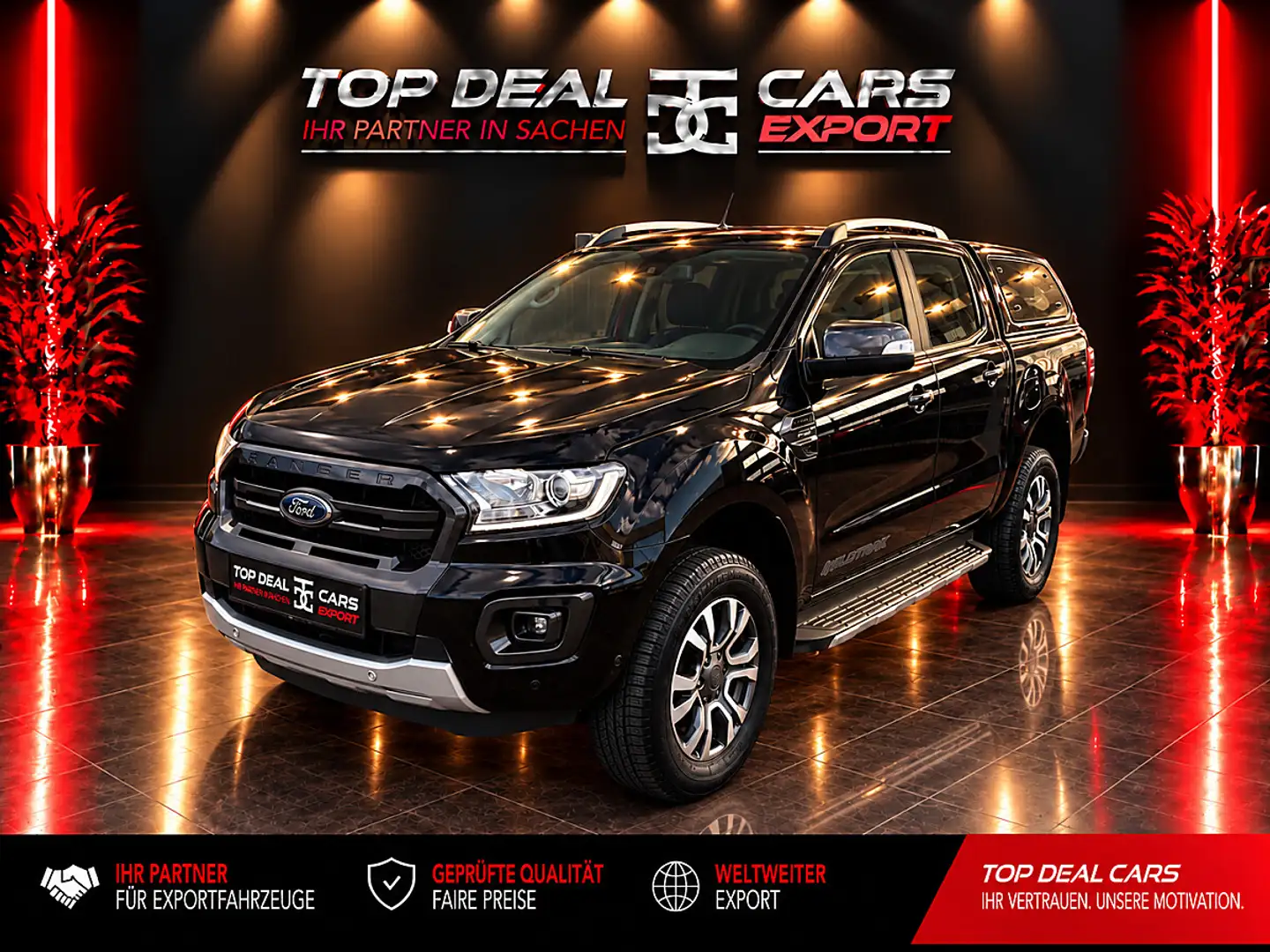 Ford Ranger Ranger Doppelkabine Wildtrak 4x4 2,0 EcoBlue Aut. Schwarz - 1