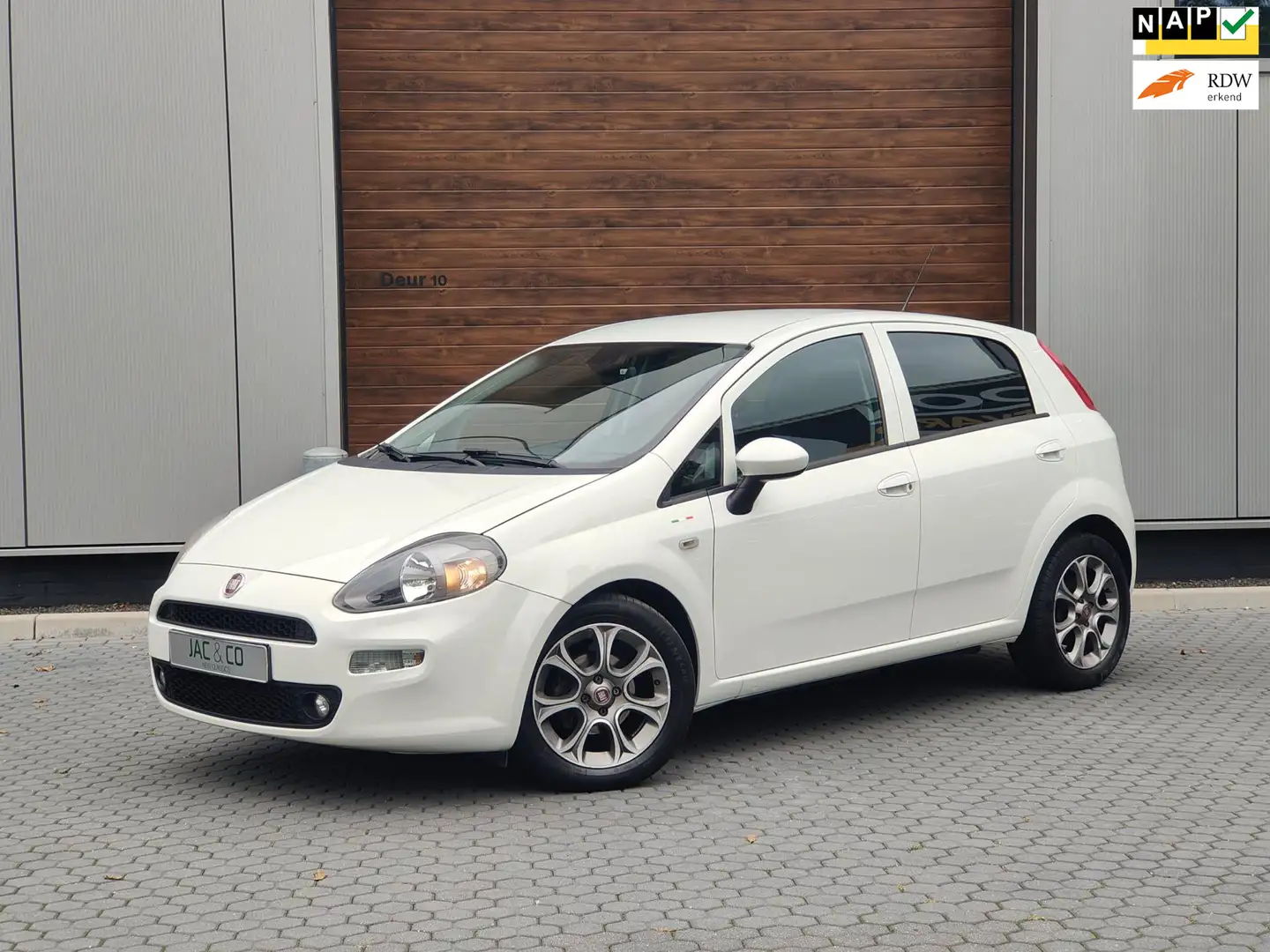 Fiat Punto Evo 0.9 TwinAir Lounge Clima - Cruise - Dealer onderho Blanc - 1