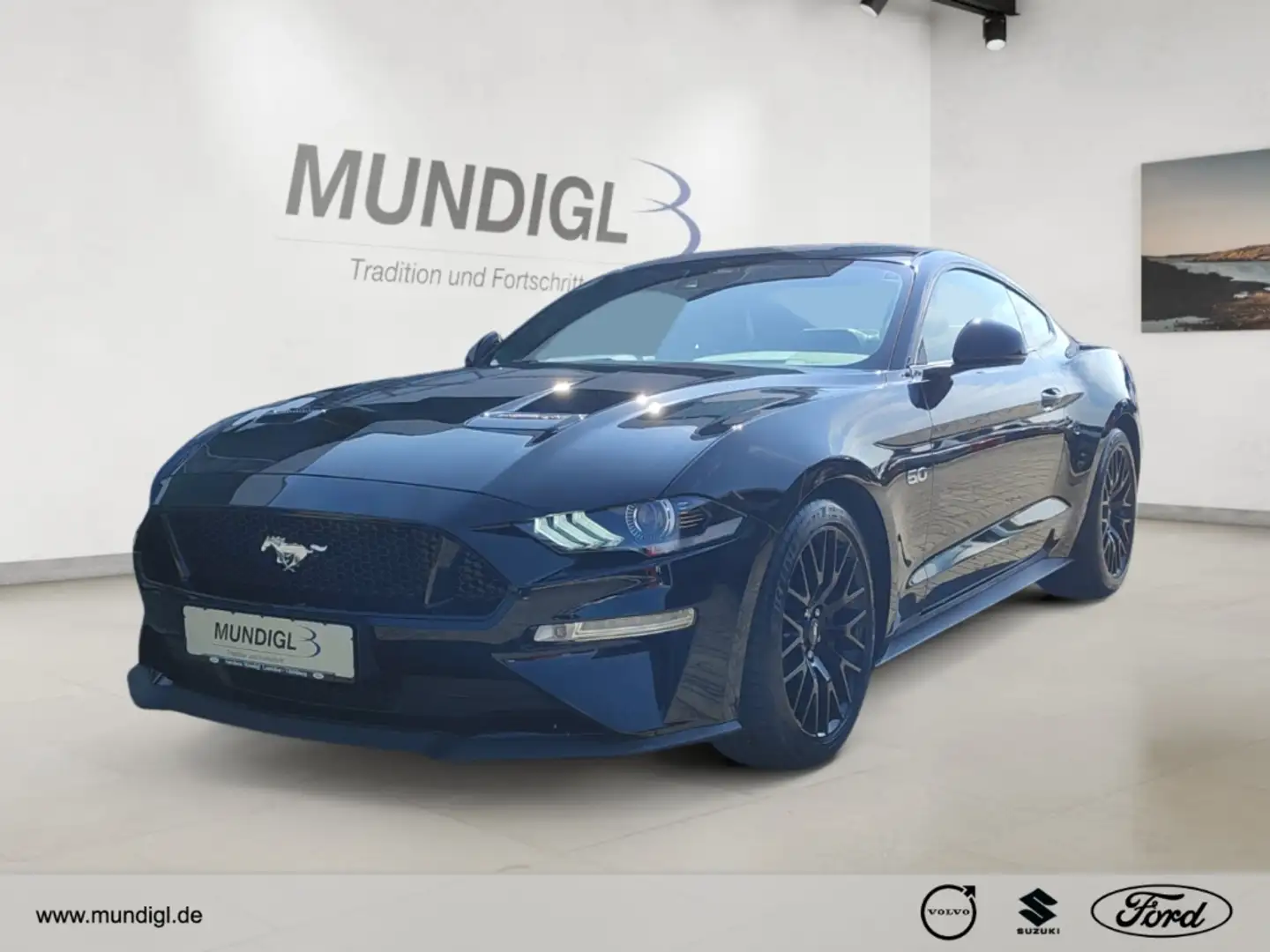 Ford Mustang GT 5.0 Ti-VCT V8 Sportpaket Navi Leder Digitales C Czarny - 1