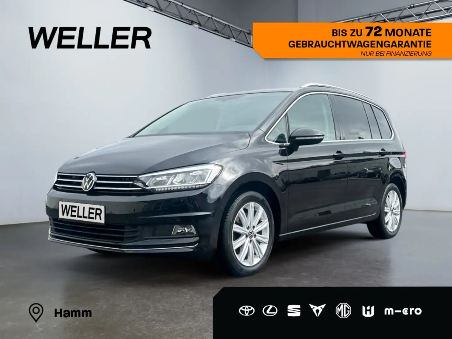 Volkswagen Touran 2.0 TDI SCR DSG Highline *AHK*Navi*LED* Schwarz - 1