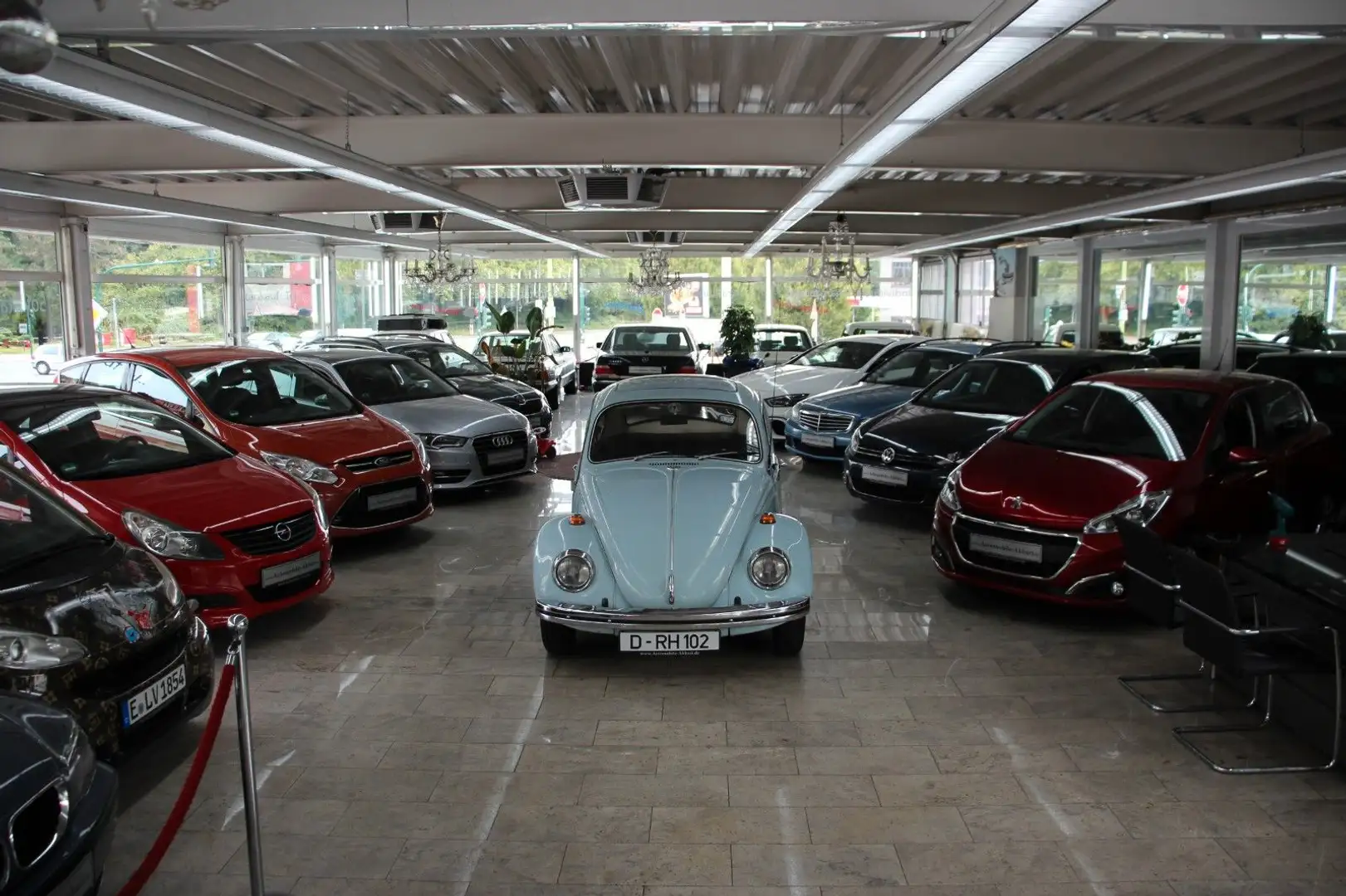 Volkswagen Käfer *1-Hand *17500km*Schiebedach* Albastru - 1