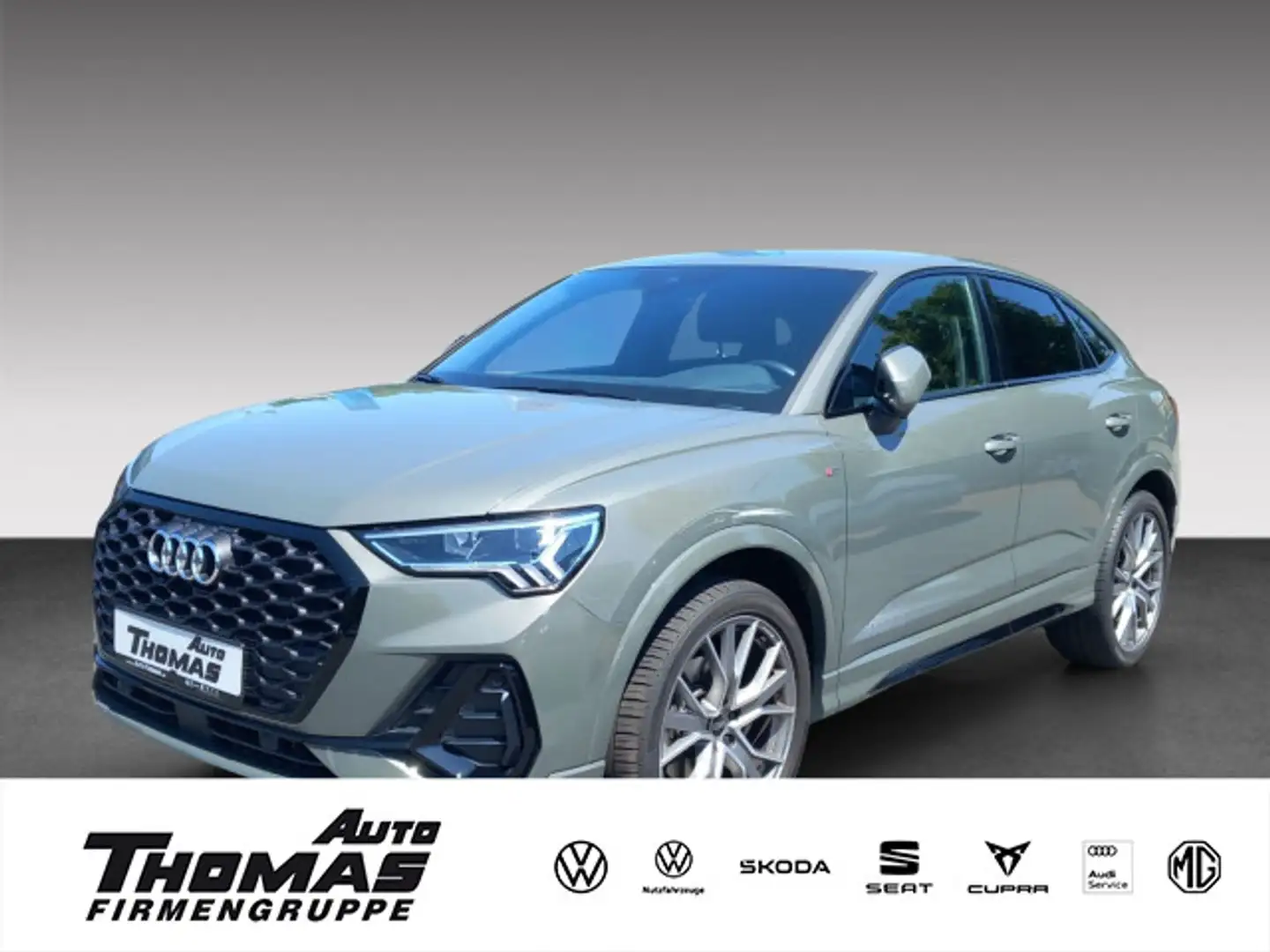 Audi Q3 35 TDI S tronic S line *AHK*LED*KAM Gris - 1