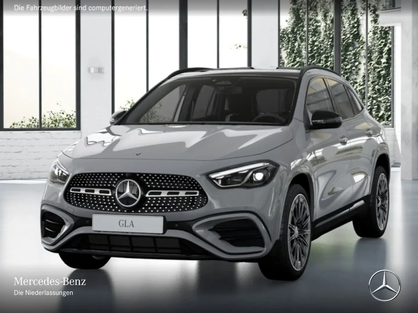 Mercedes-Benz GLA 200 d 4M AMG+NIGHT+PANO+AHK+MULTIBEAM+KAMERA Grau - 2