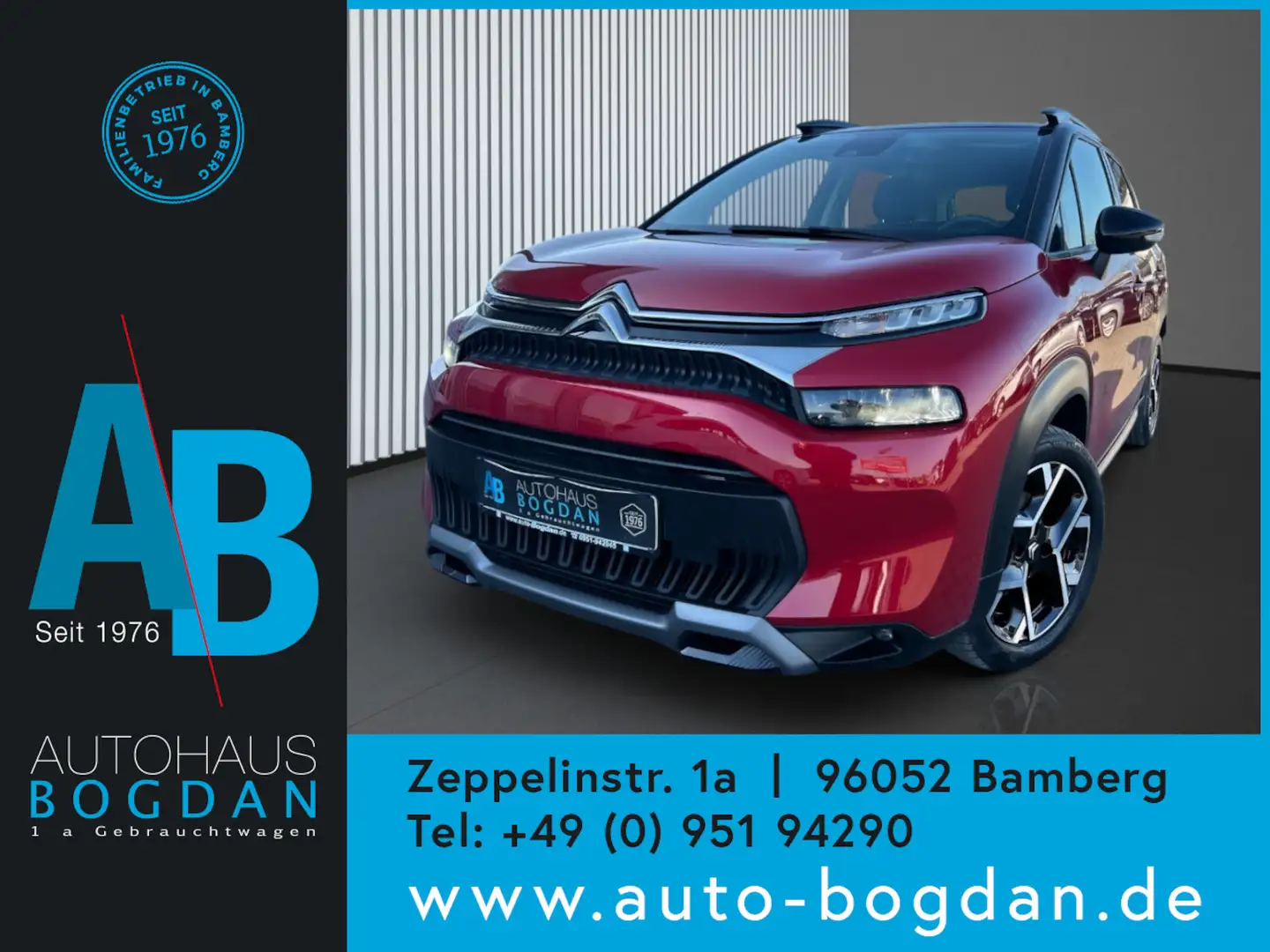 Citroen C3 Aircross Max Puretech Navi*Tempomat*Kamera* Rot - 1