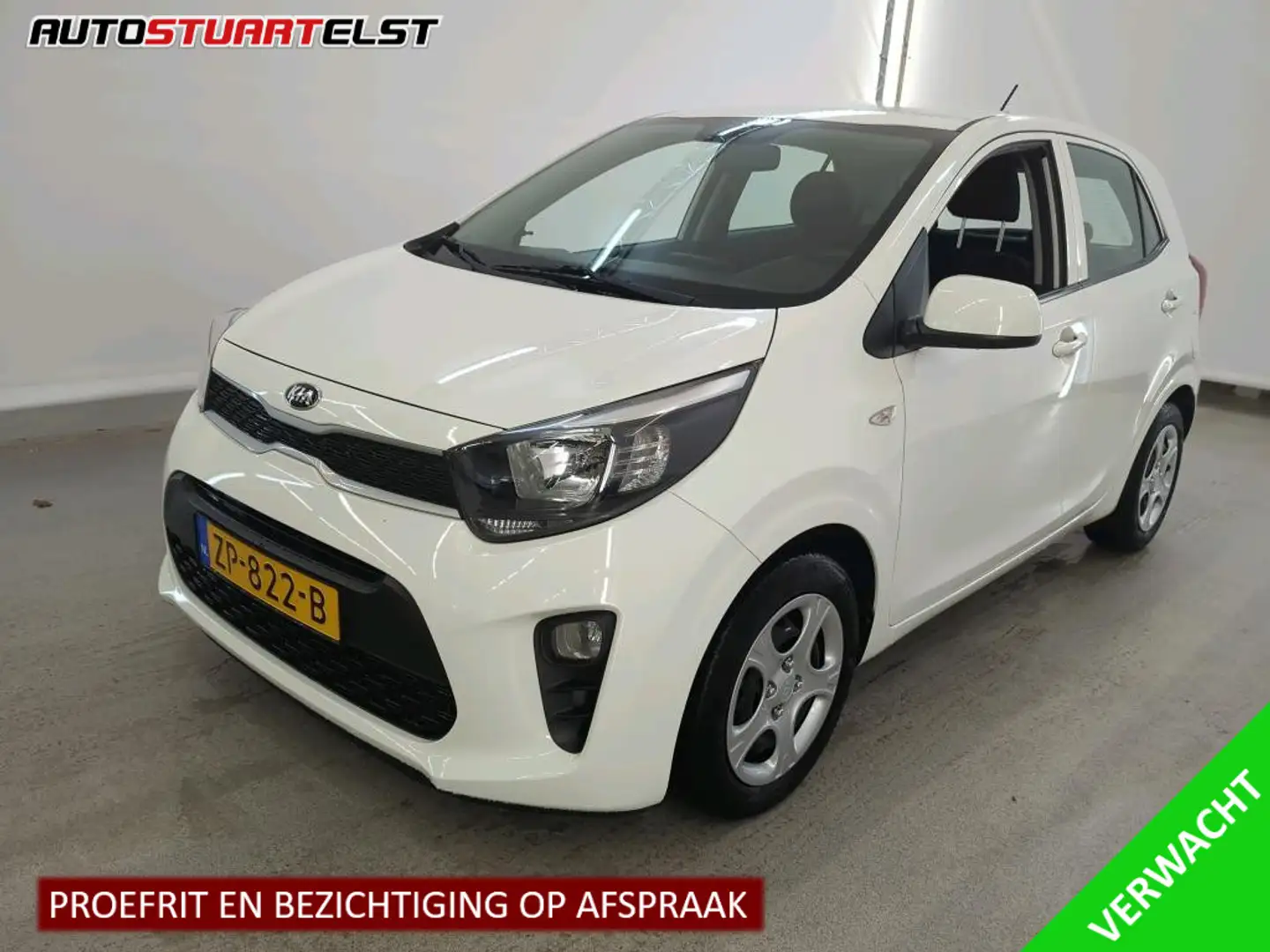 Kia Picanto 1.0 CVVT EconomyPlusLine Airco | Bluetooth | Hill- Wit - 1
