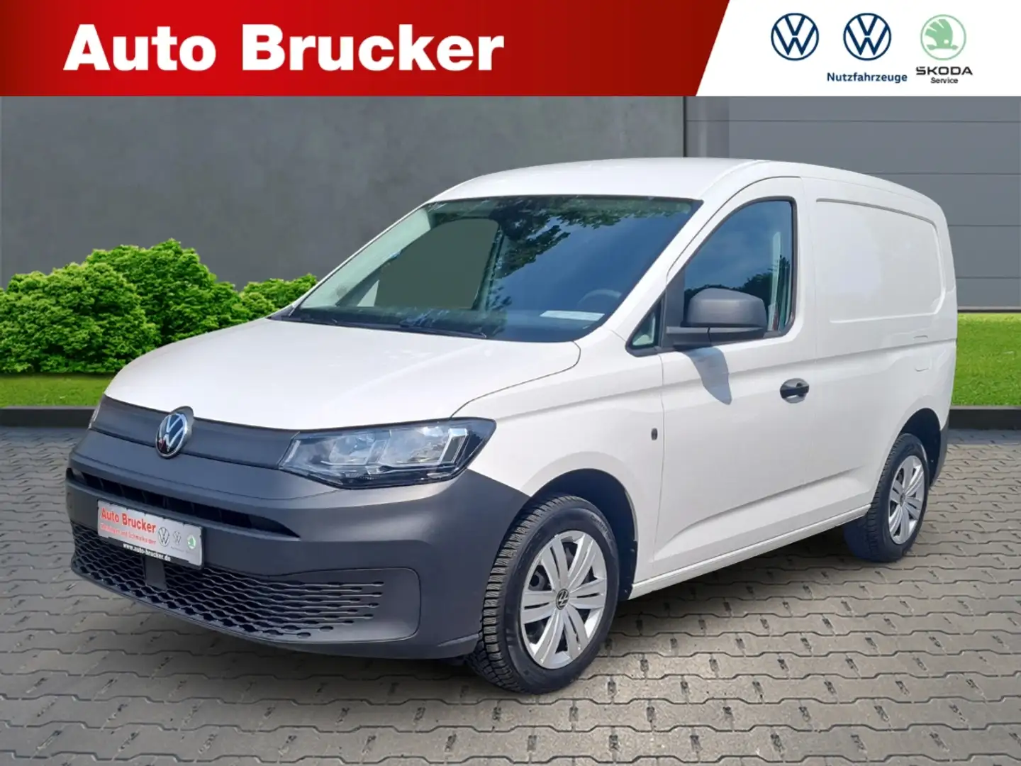 Volkswagen Caddy Cargo Basis 1.5 TSI+Anhängerkupplung+Müdigkeitserk Weiß - 1