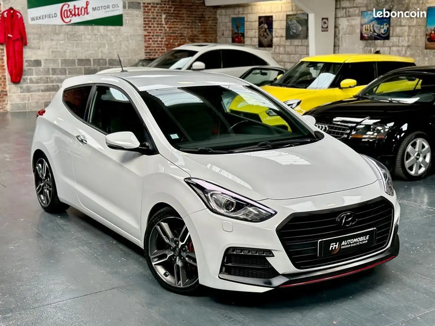 Hyundai i30 Turbo 1.6 TGDI 186 ch Bluetooth, GPS, Caméra de re Wit - 2