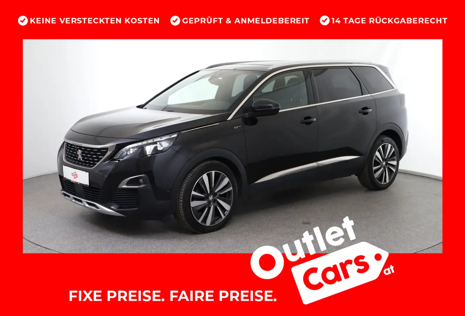 Peugeot 5008 BlueHDI 180 EAT8 GT Noir - 1